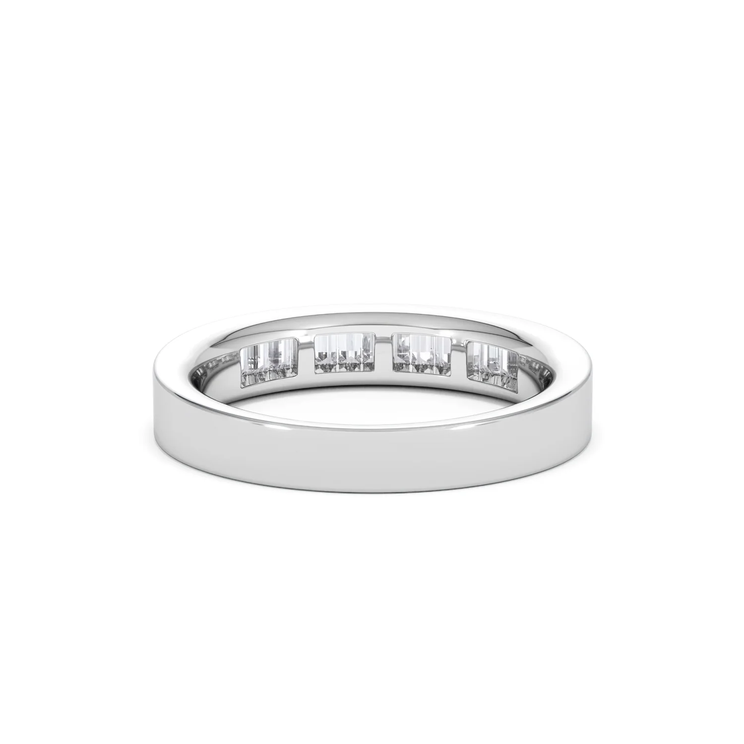 GRACE 18K White Gold Diamond ETERNITY RING 0.50CT H/SI - Image 47