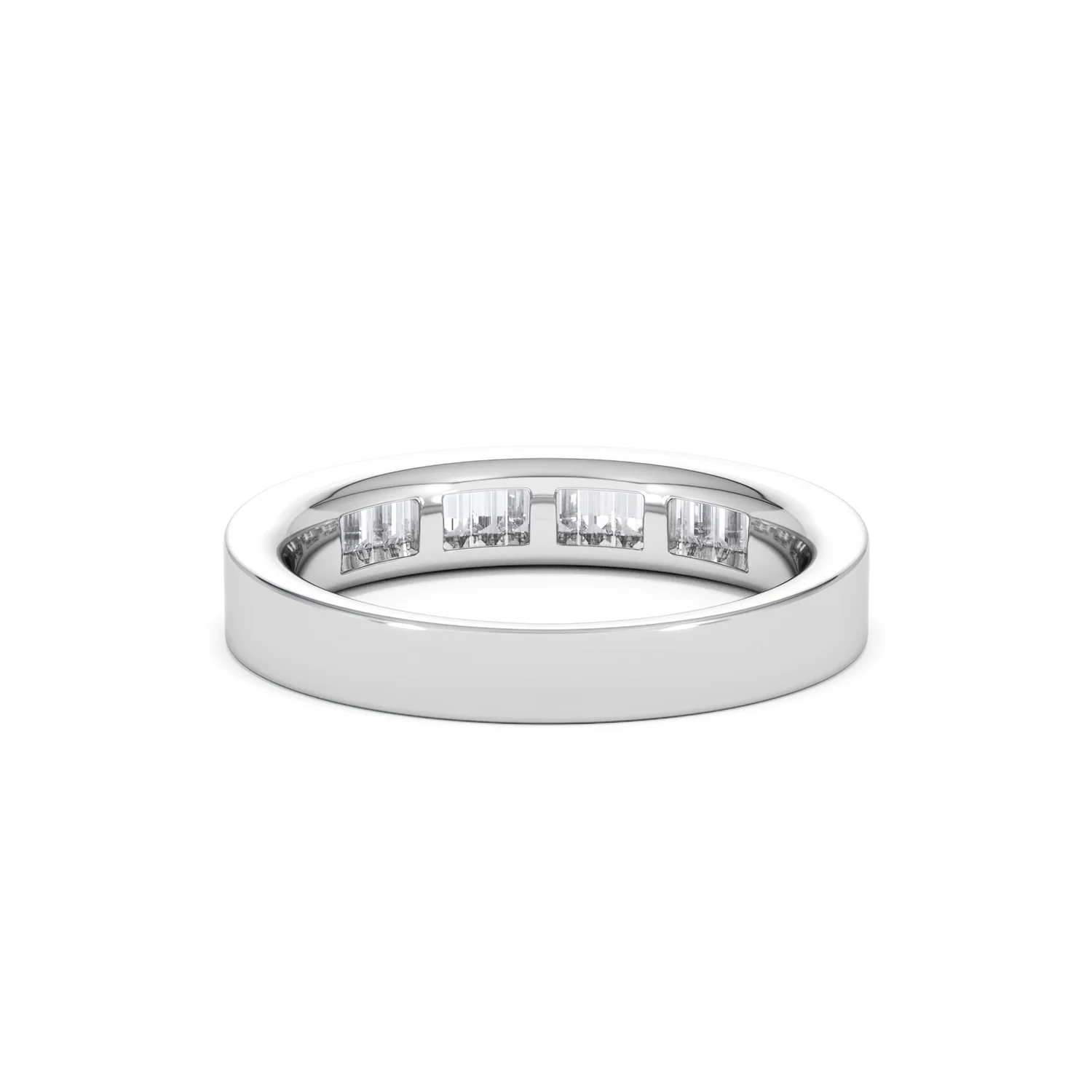 GRACE 18K White Gold Diamond ETERNITY RING 0.50CT H/SI - Image 48