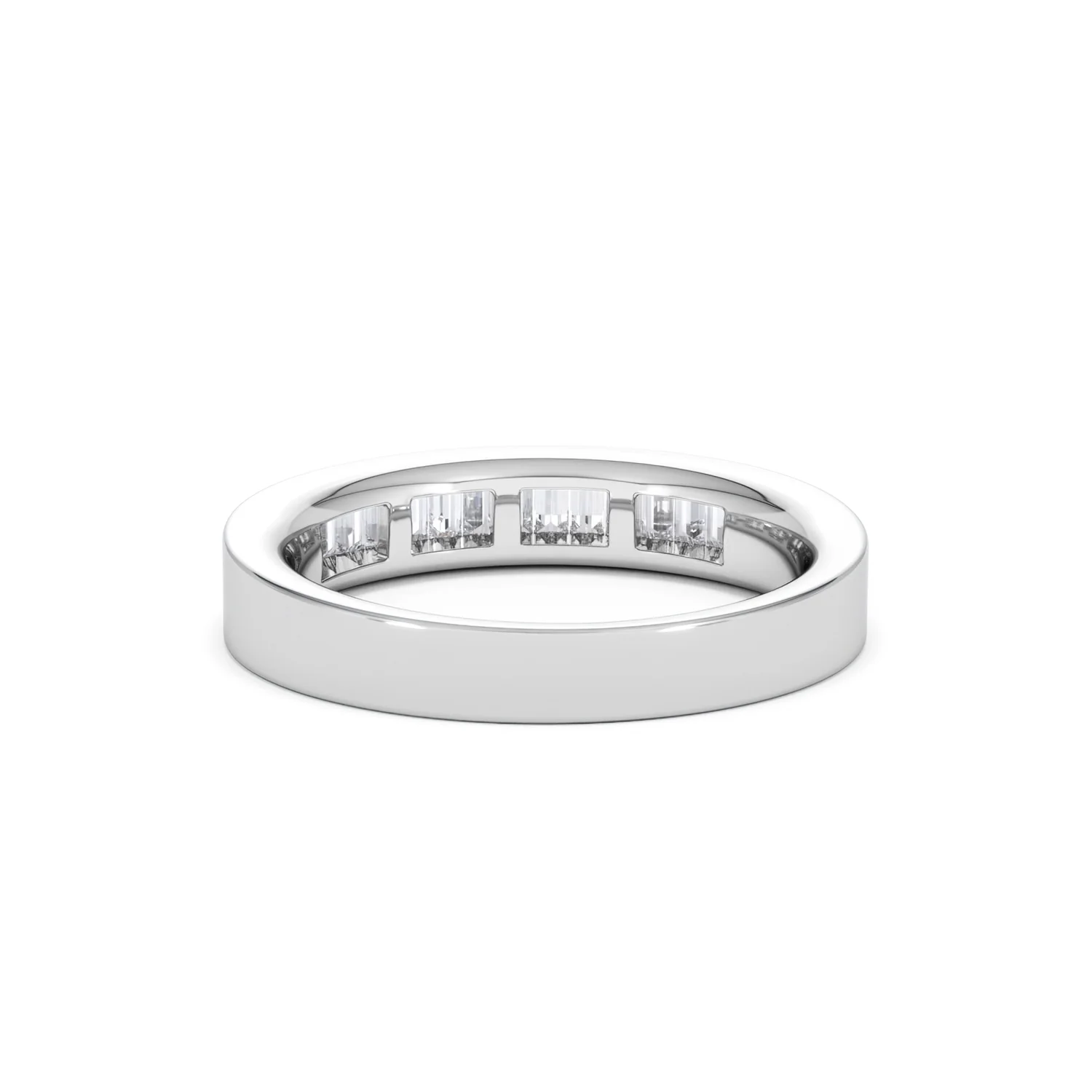 GRACE 18K White Gold Diamond ETERNITY RING 0.50CT H/SI - Image 50