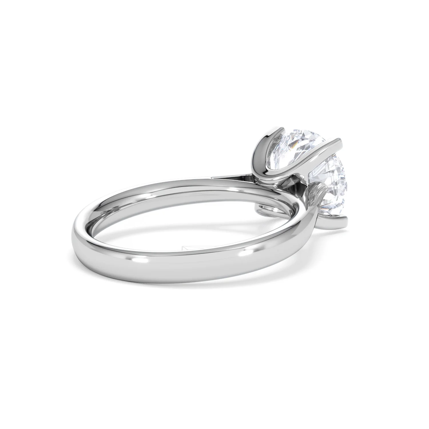 Grace 3.00ct Lab Diamond Round Cut Engagement Ring in 18K White Gold G/VS1 - Image 39