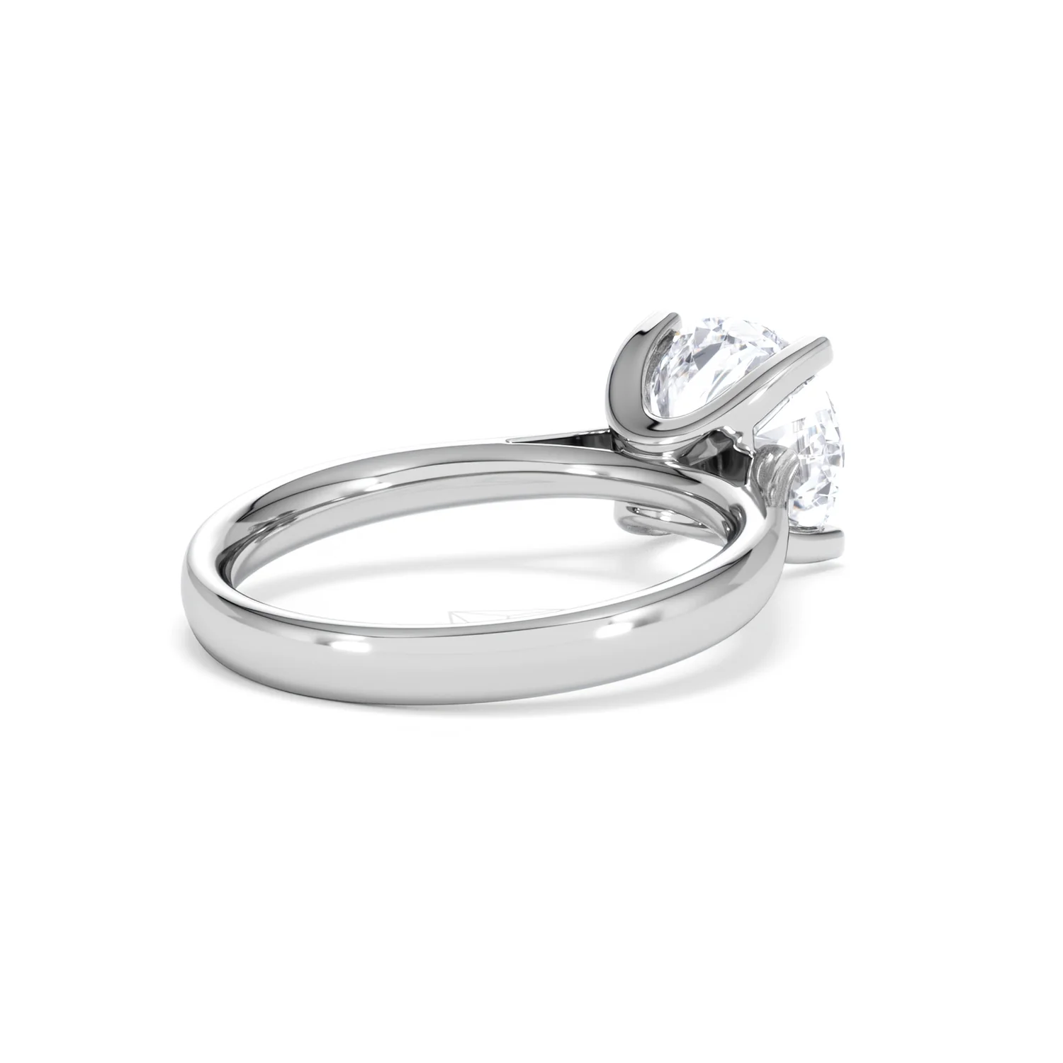 Grace 3.00ct Lab Diamond Round Cut Engagement Ring in Platinum G/VS1 - Image 40