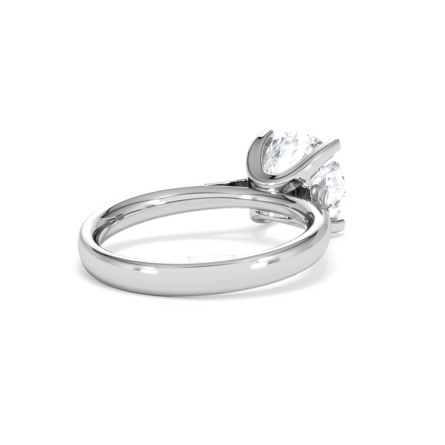 Grace 3.00ct Lab Diamond Round Cut Engagement Ring in Platinum G/VS1 - Image 41