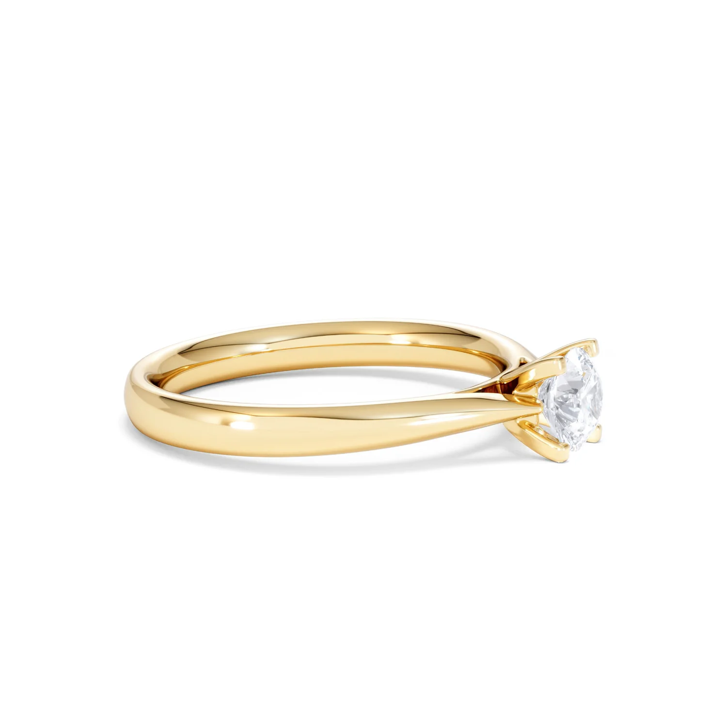 Half Carat Diamond Engagement Ring Grace Lab F/VS1 18K Gold - Image 22