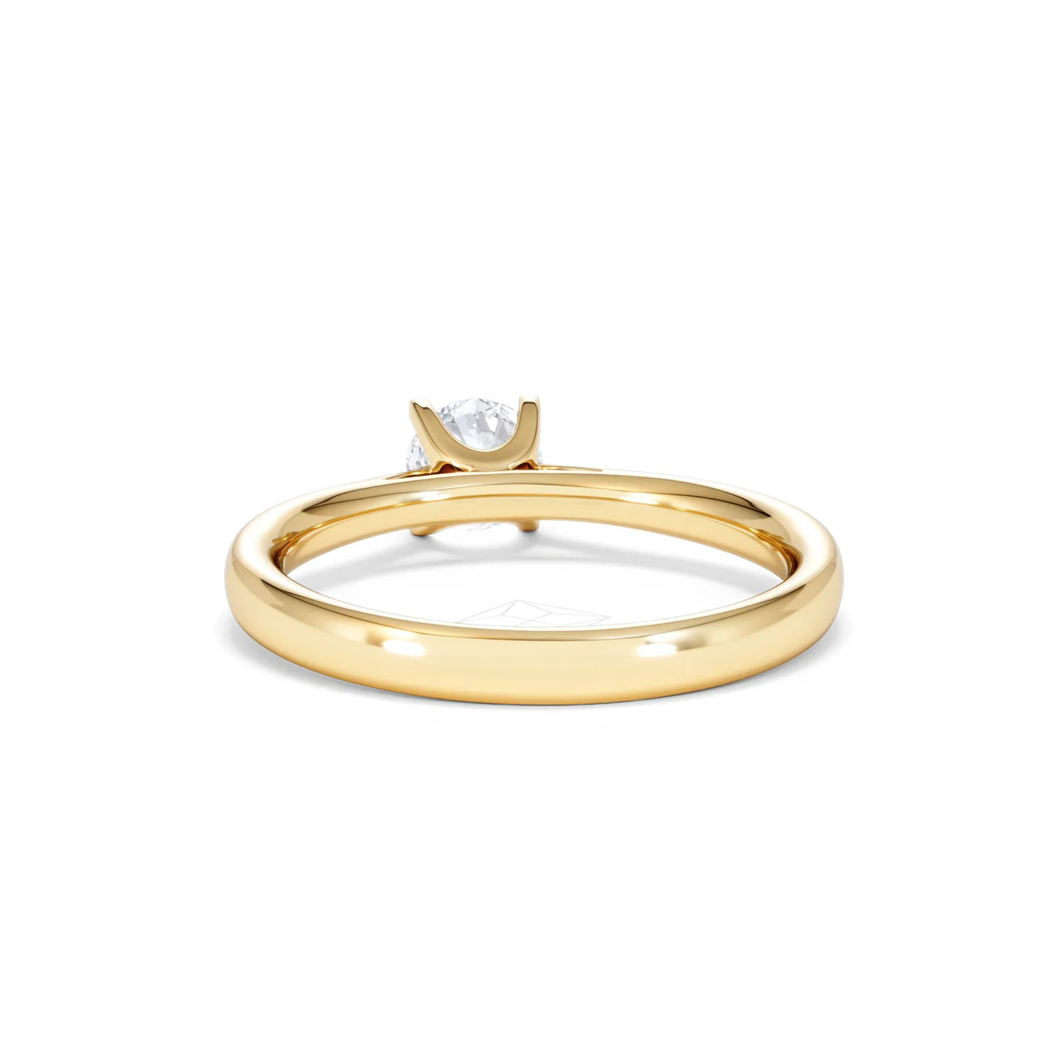 Half Carat Diamond Engagement Ring Grace Lab F/VS1 18K Gold - Image 50