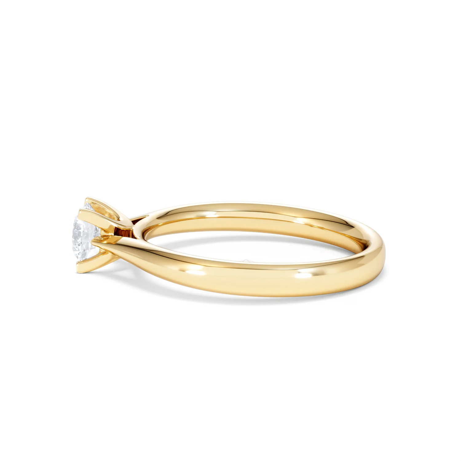 Half Carat Diamond Engagement Ring Grace Lab F/VS1 18K Gold - Image 67