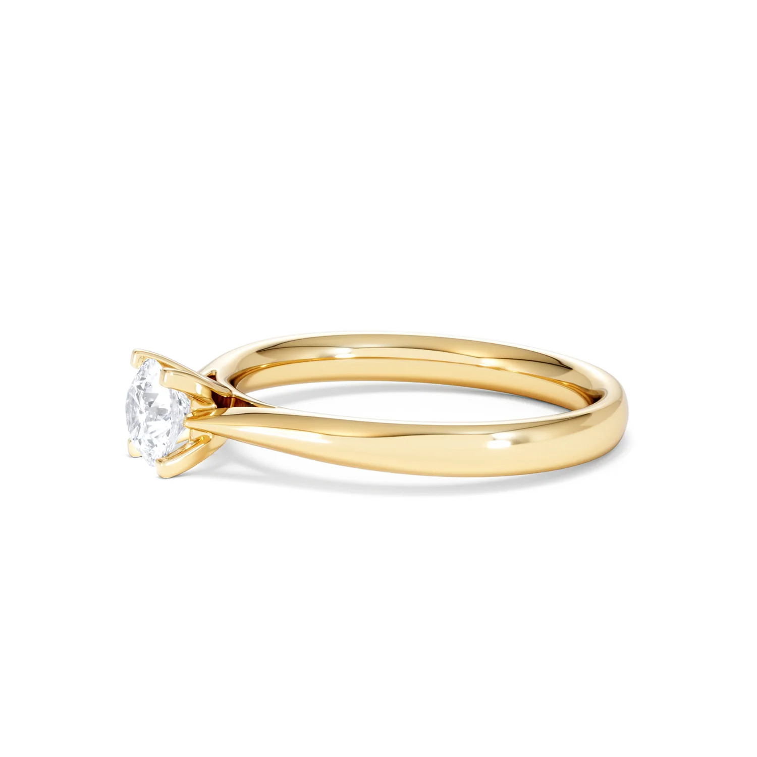 Half Carat Diamond Engagement Ring Grace Lab F/VS1 18K Gold - Image 73