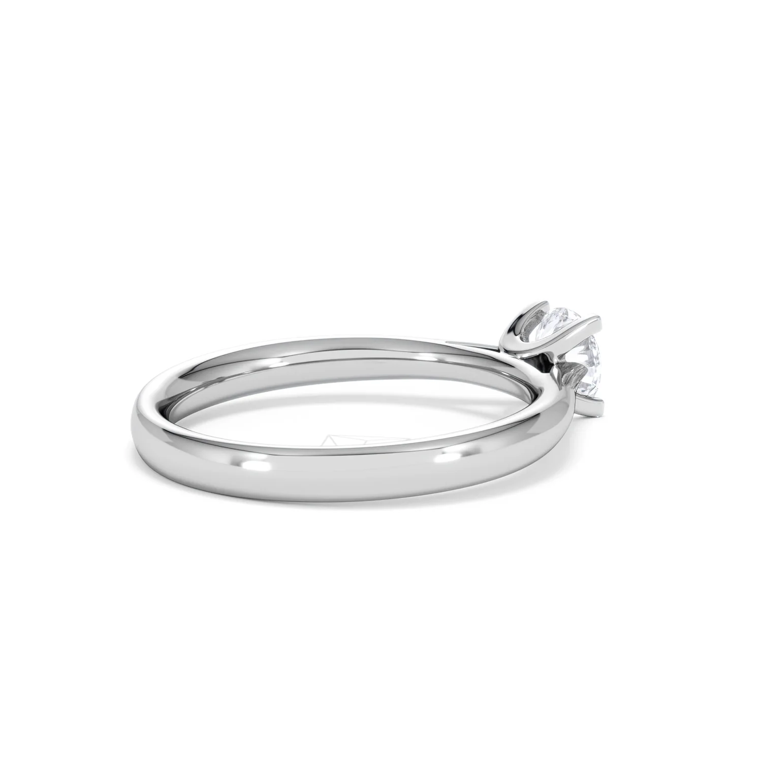 Half Carat Diamond Engagement Ring Grace Lab F/VS1 18K White Gold - Image 36