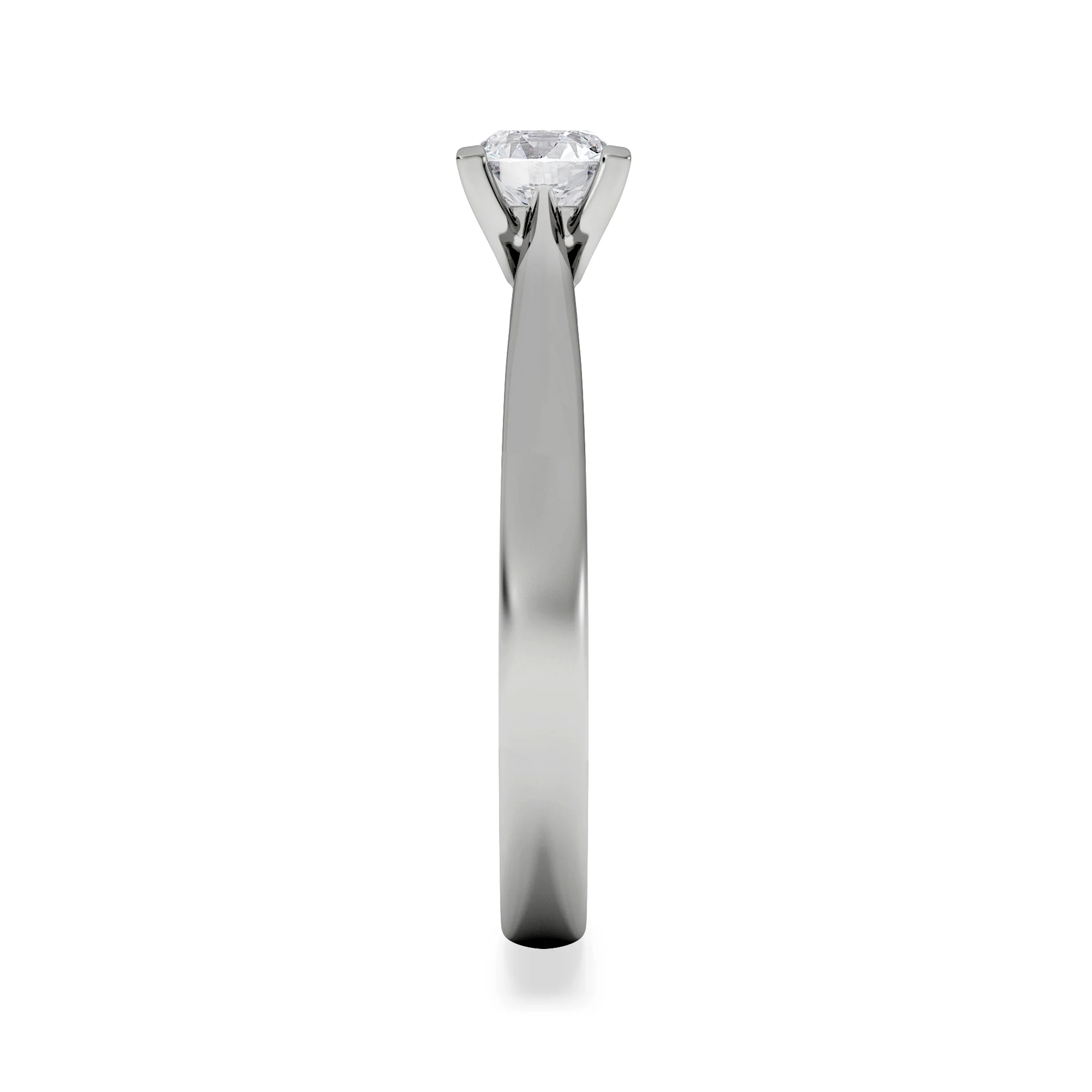 Half Carat Diamond Engagement Ring Grace Lab F/VS1 18K White Gold - Image 5