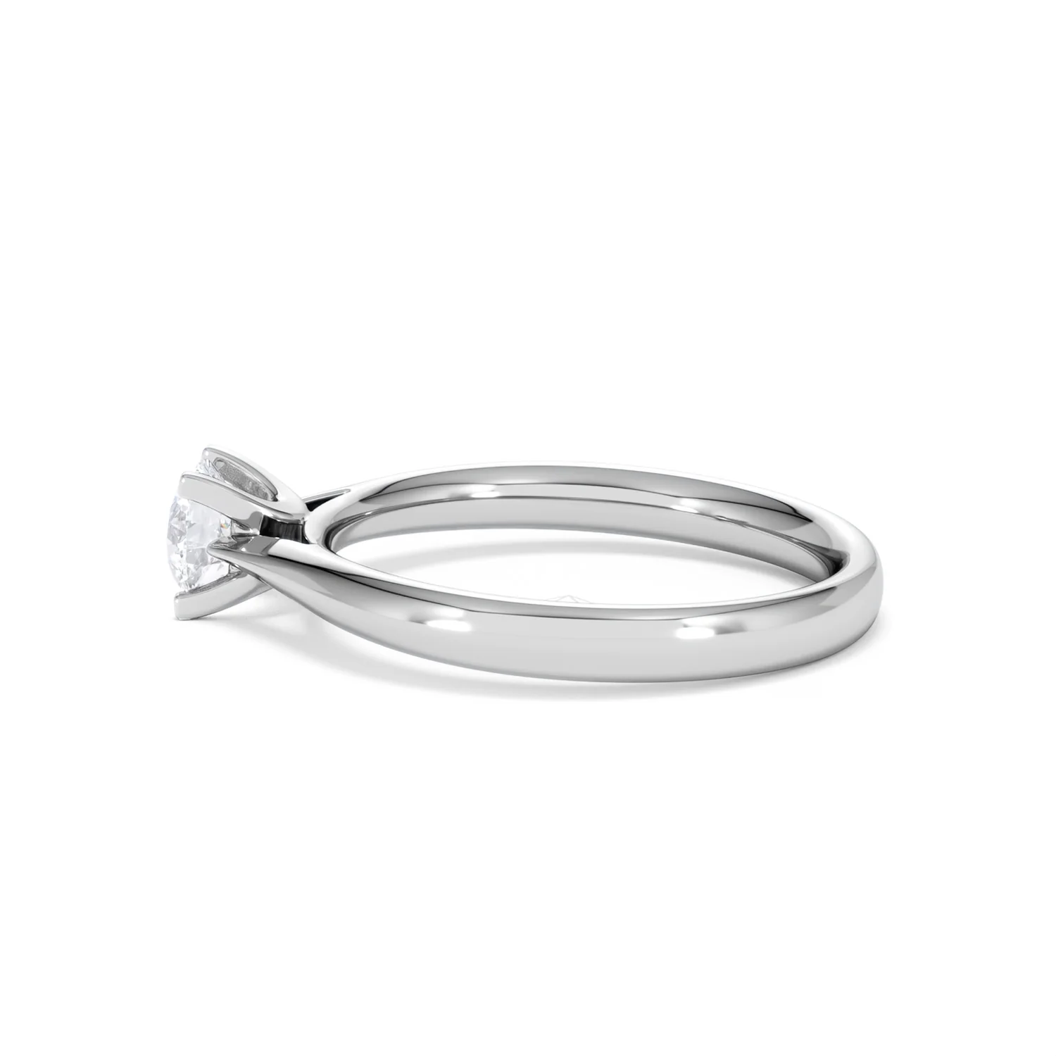 Half Carat Diamond Engagement Ring Grace Lab F/VS1 18K White Gold - Image 66
