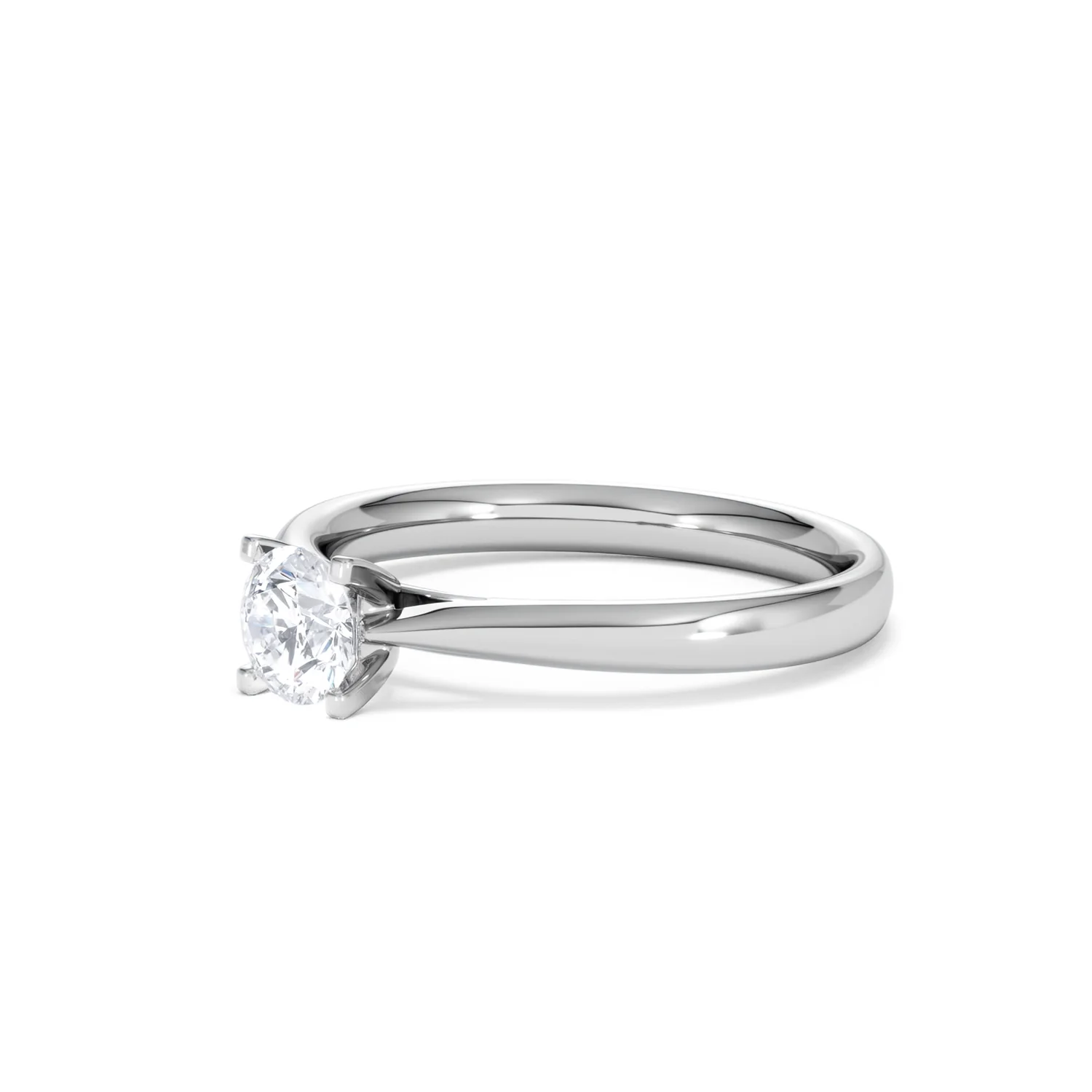 Half Carat Diamond Engagement Ring Grace Lab F/VS1 18K White Gold - Image 78