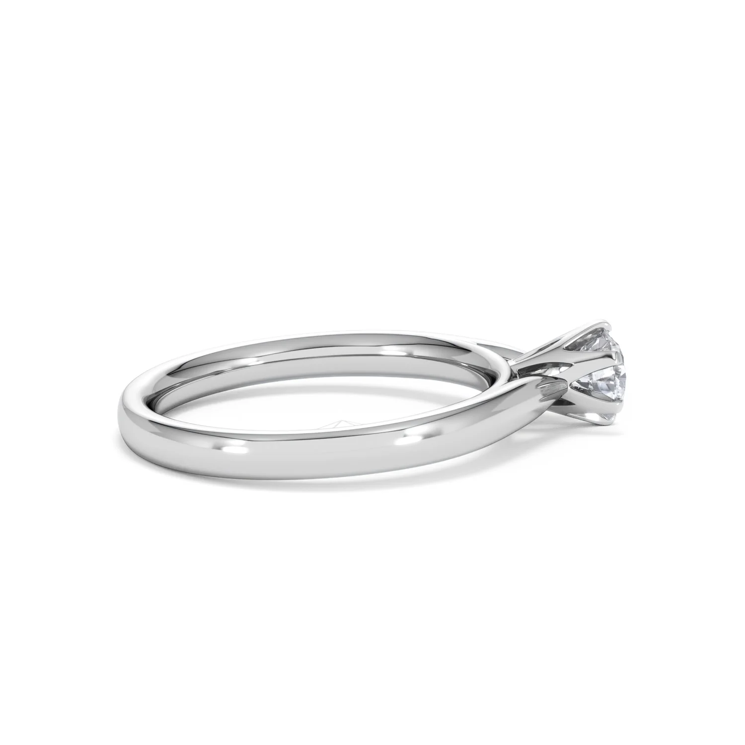 Half Carat Diamond Engagement Ring High Chloe Lab F/VS1 18K White Gold - Image 30