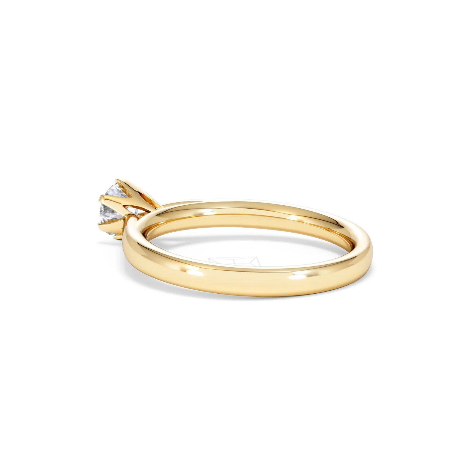 Half Carat Diamond Engagement Ring High Set Chloe Lab F/VS1 18K Gold - Image 59