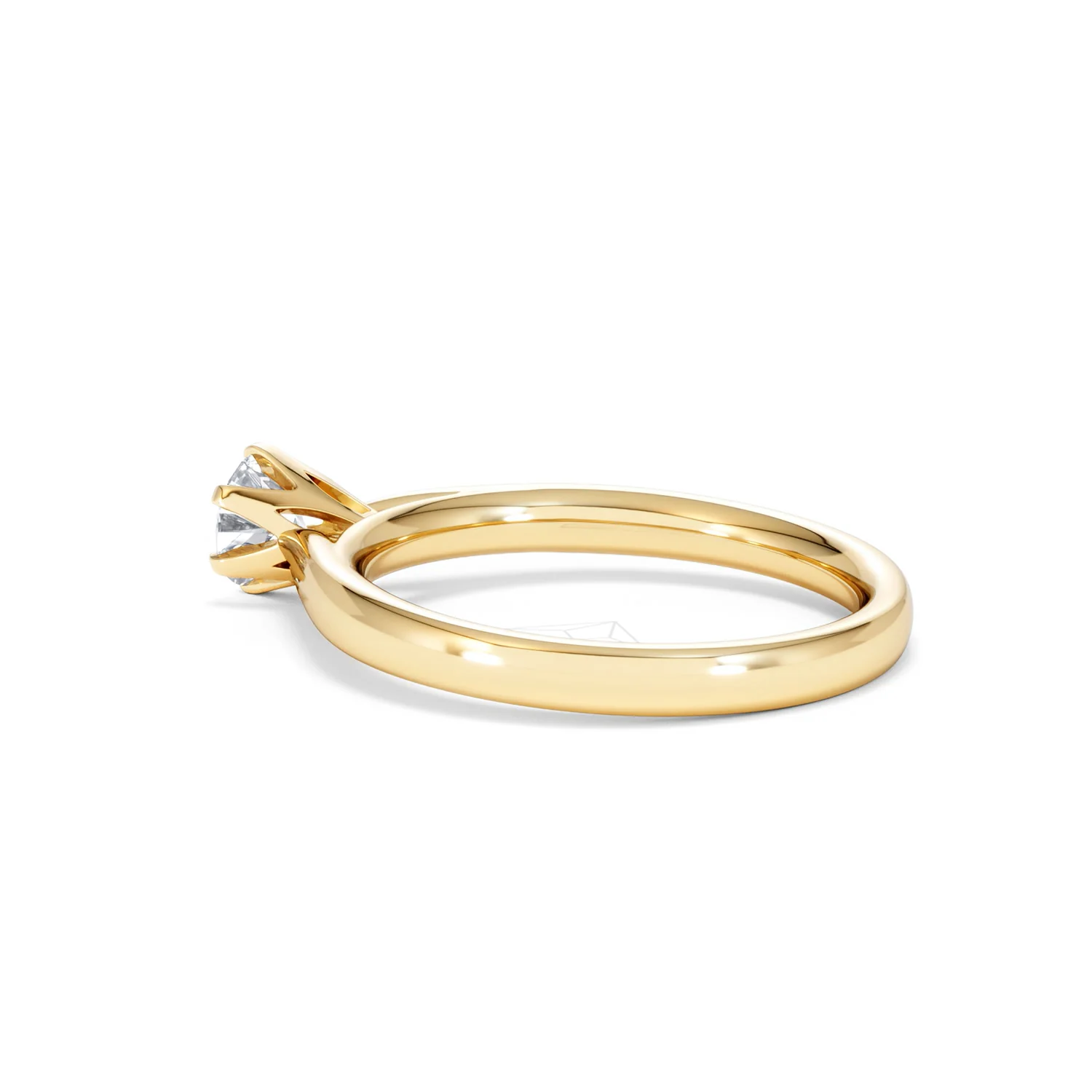 Half Carat Diamond Engagement Ring High Set Chloe Lab F/VS1 18K Gold - Image 61