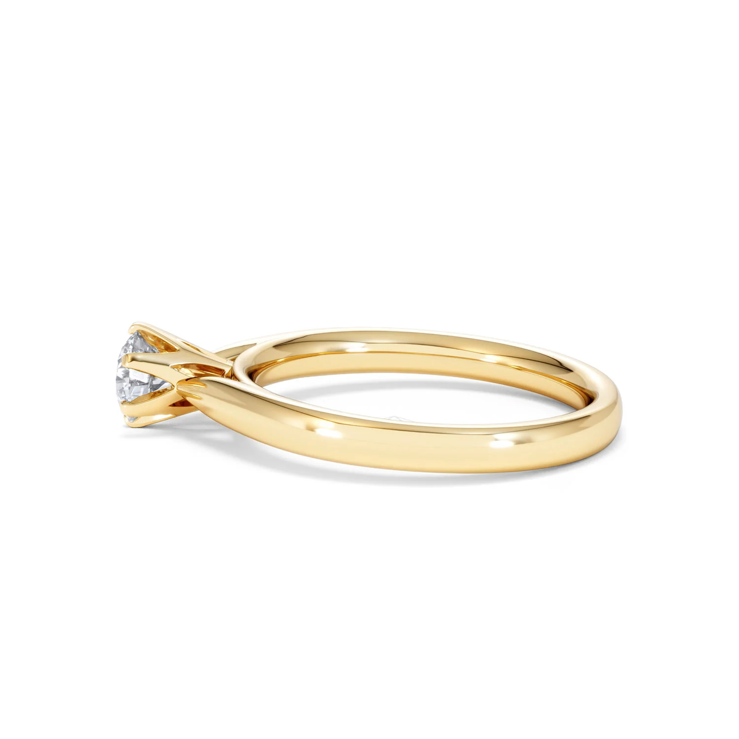 Half Carat Diamond Engagement Ring High Set Chloe Lab F/VS1 18K Gold - Image 67