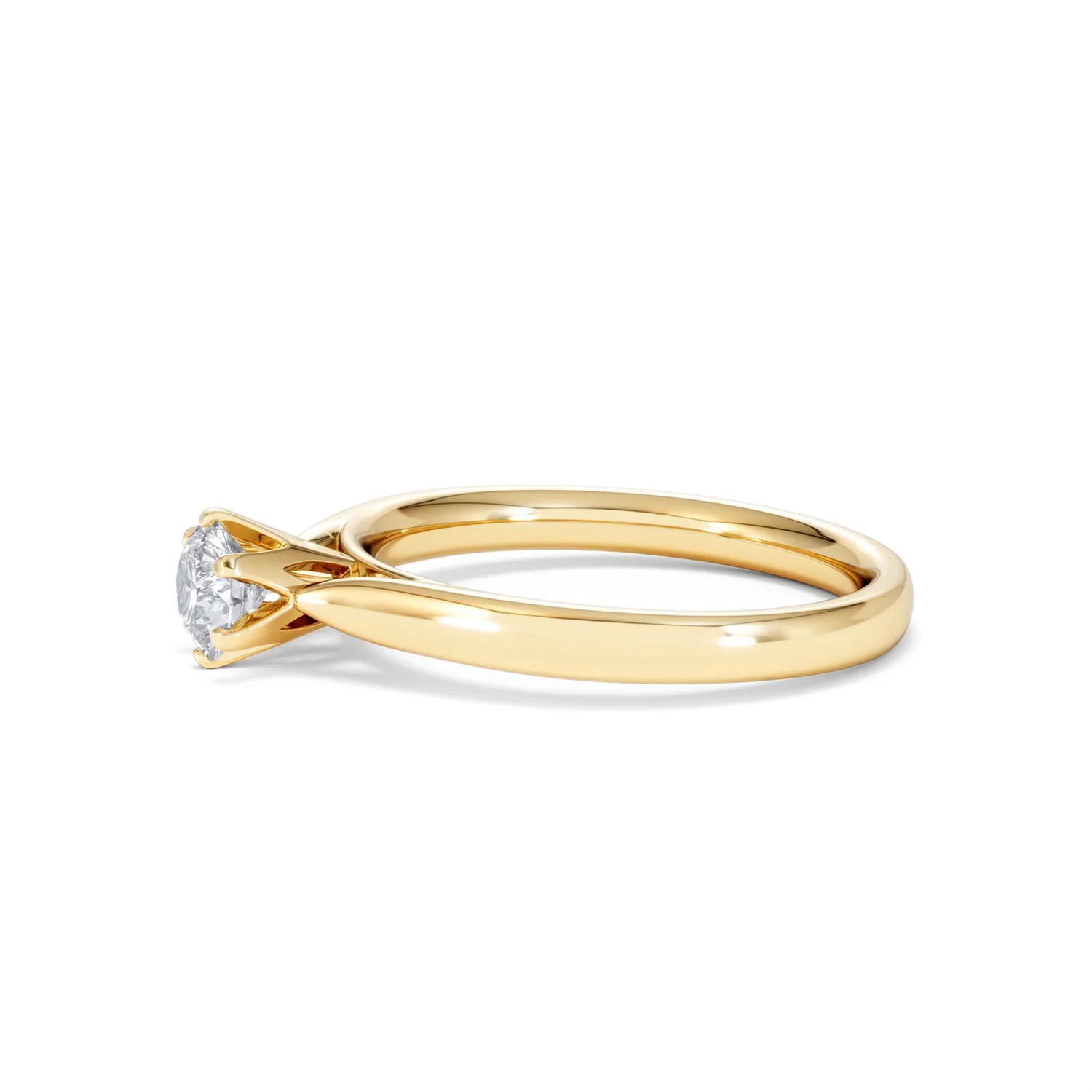 Half Carat Diamond Engagement Ring High Set Chloe Lab F/VS1 18K Gold - Image 72