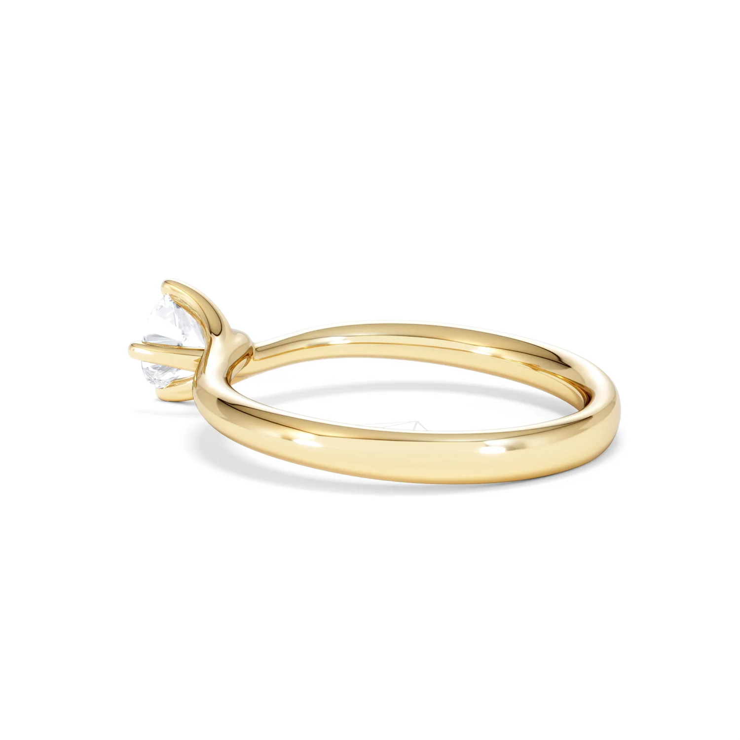 Half Carat Diamond Engagement Ring Lily Lab F/VS1 18K Gold - Image 61
