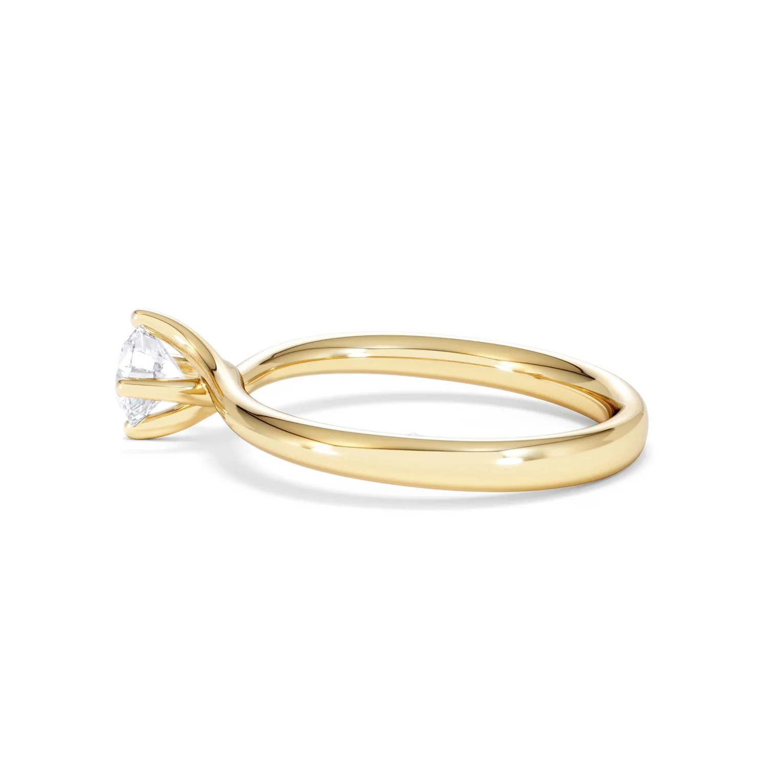 Half Carat Diamond Engagement Ring Lily Lab F/VS1 18K Gold - Image 66