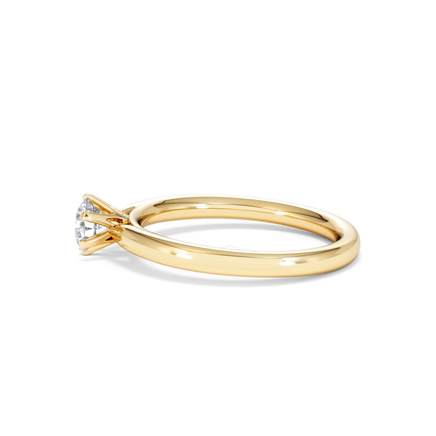 Half Carat Diamond Engagement Ring Low Chloe Lab F/VS1 18K Gold - Image 68