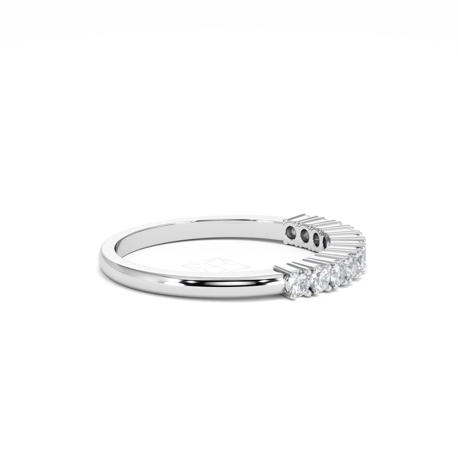 Half Eternity Ring 0.30CT Lab Diamond 9K White Gold - Image 29