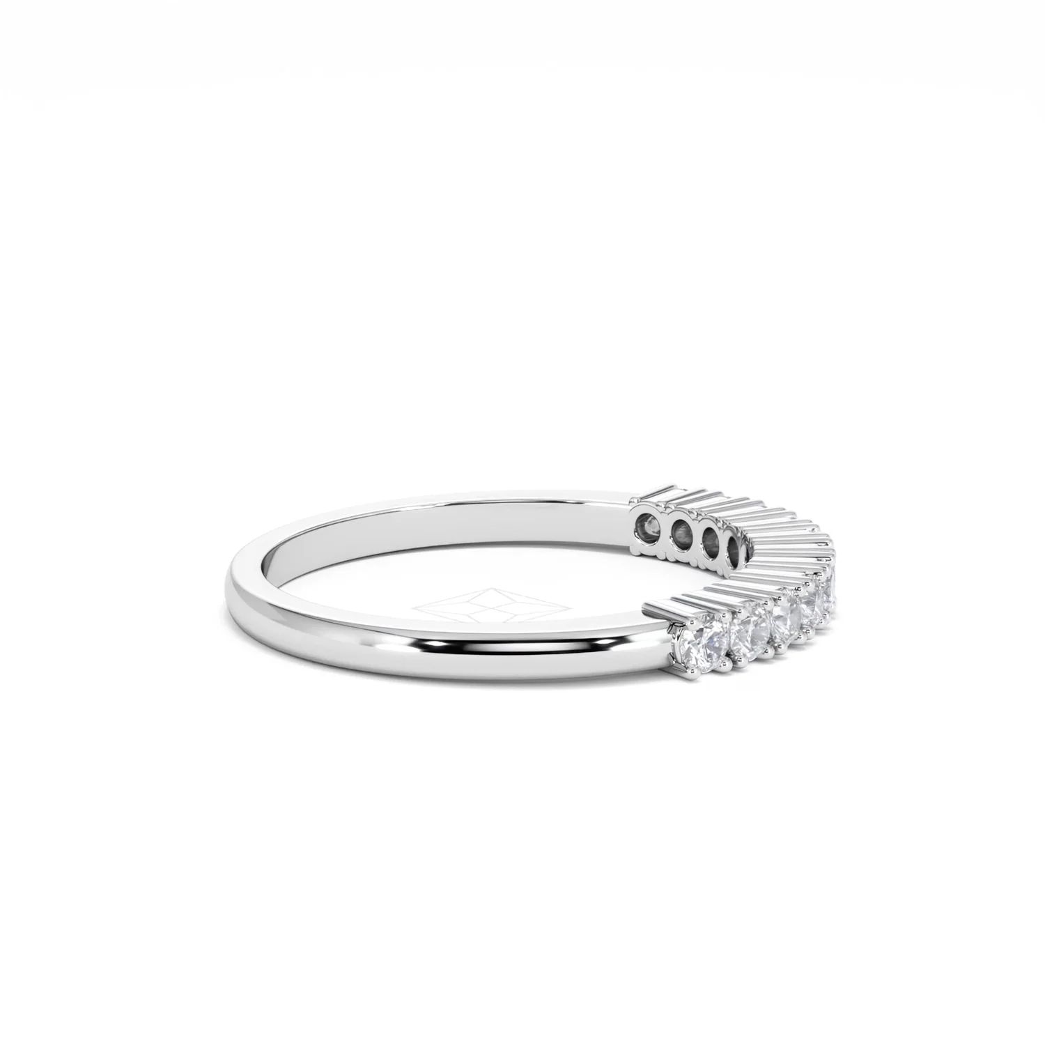 Half Eternity Ring 0.30CT Lab Diamond 9K White Gold - Image 30