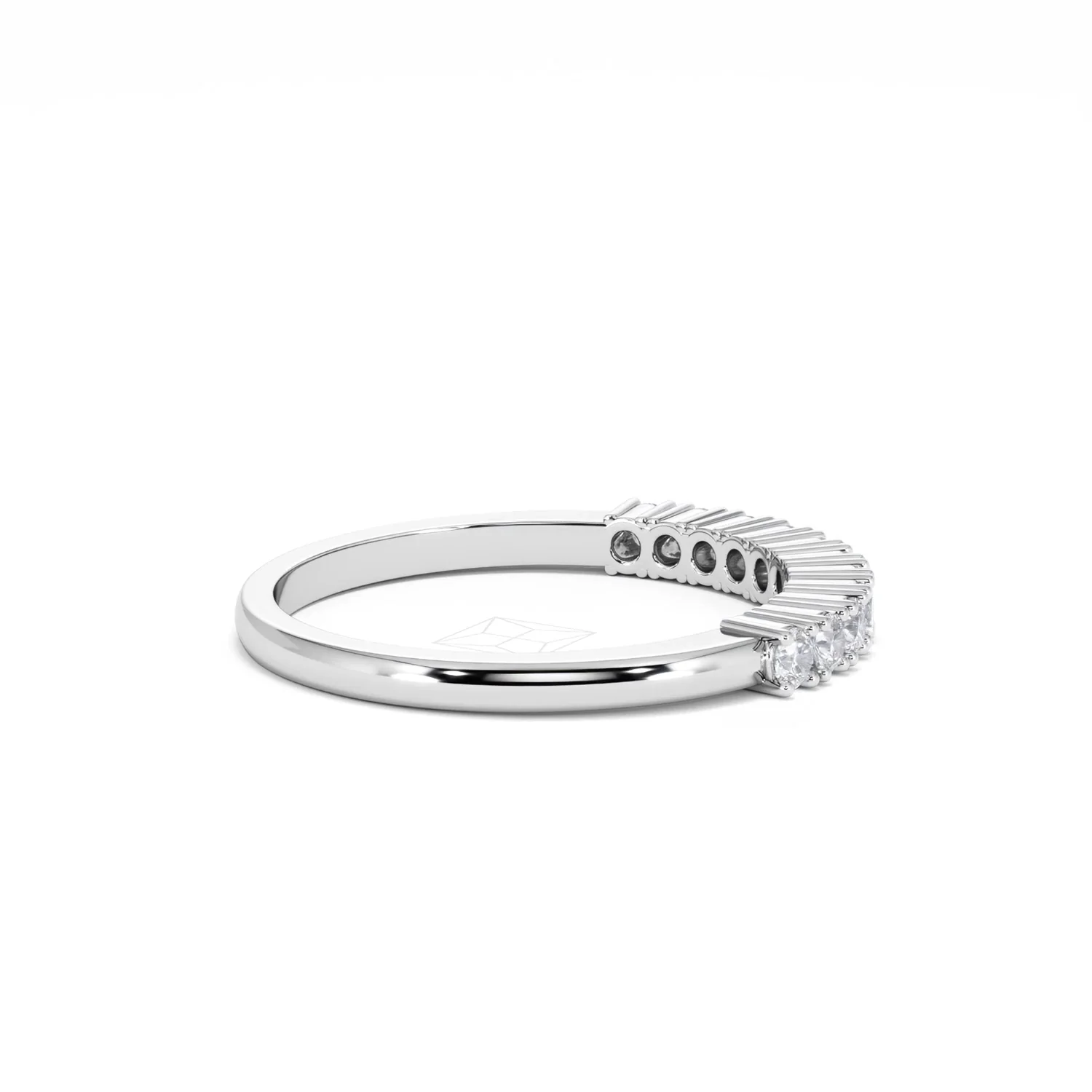 Half Eternity Ring 0.30CT Lab Diamond 9K White Gold - Image 33