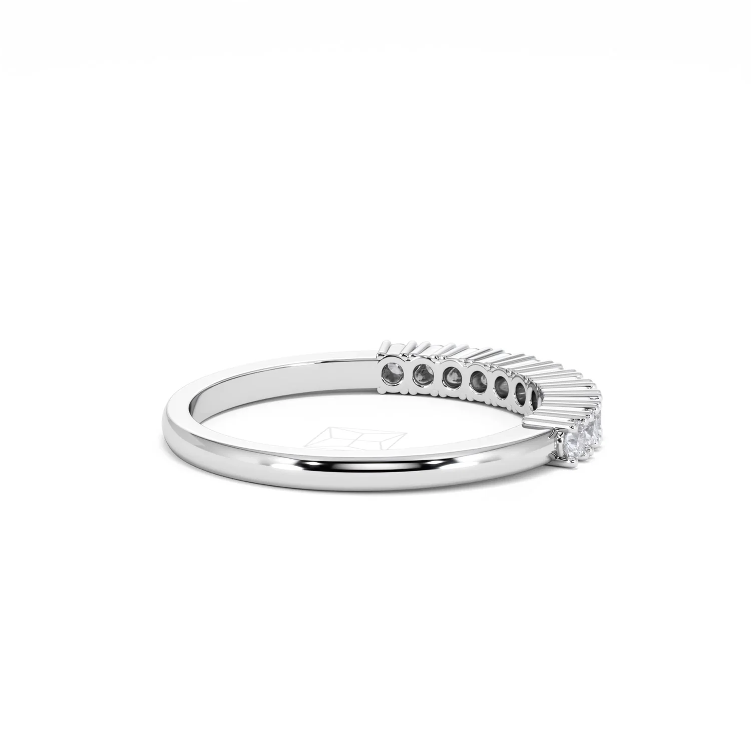 Half Eternity Ring 0.30CT Lab Diamond 9K White Gold - Image 36