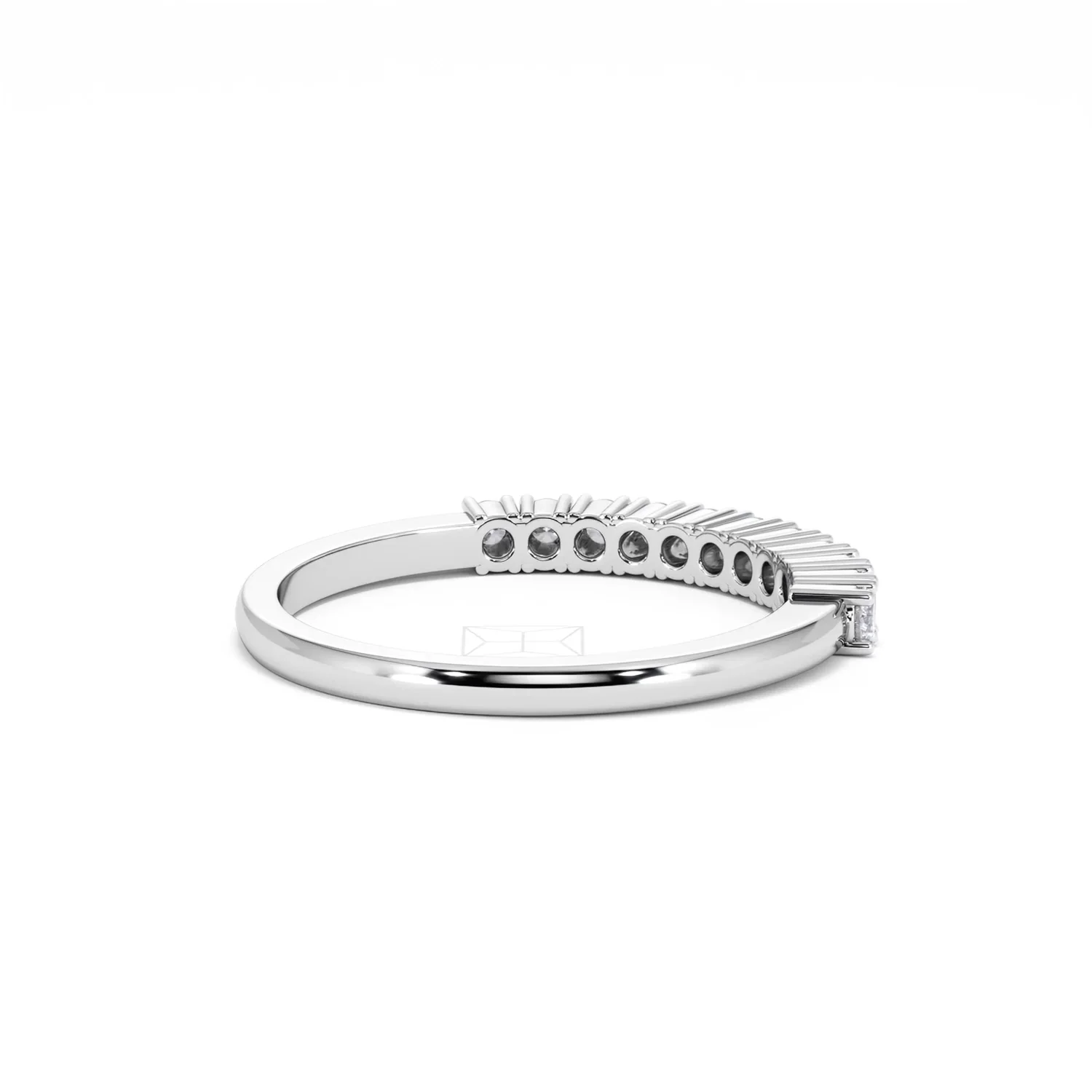 Half Eternity Ring 0.30CT Lab Diamond 9K White Gold - Image 40