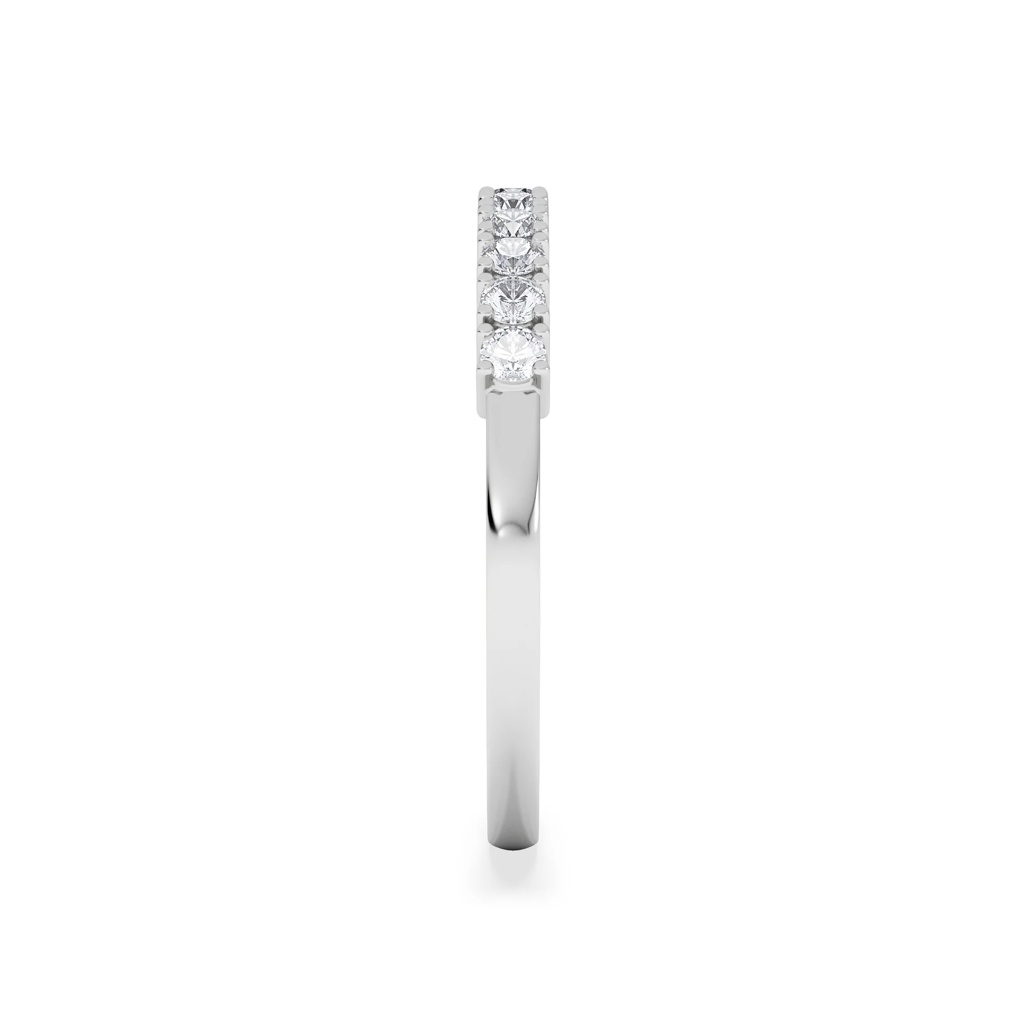 Half Eternity Ring 0.30CT Lab Diamond 9K White Gold - Image 5
