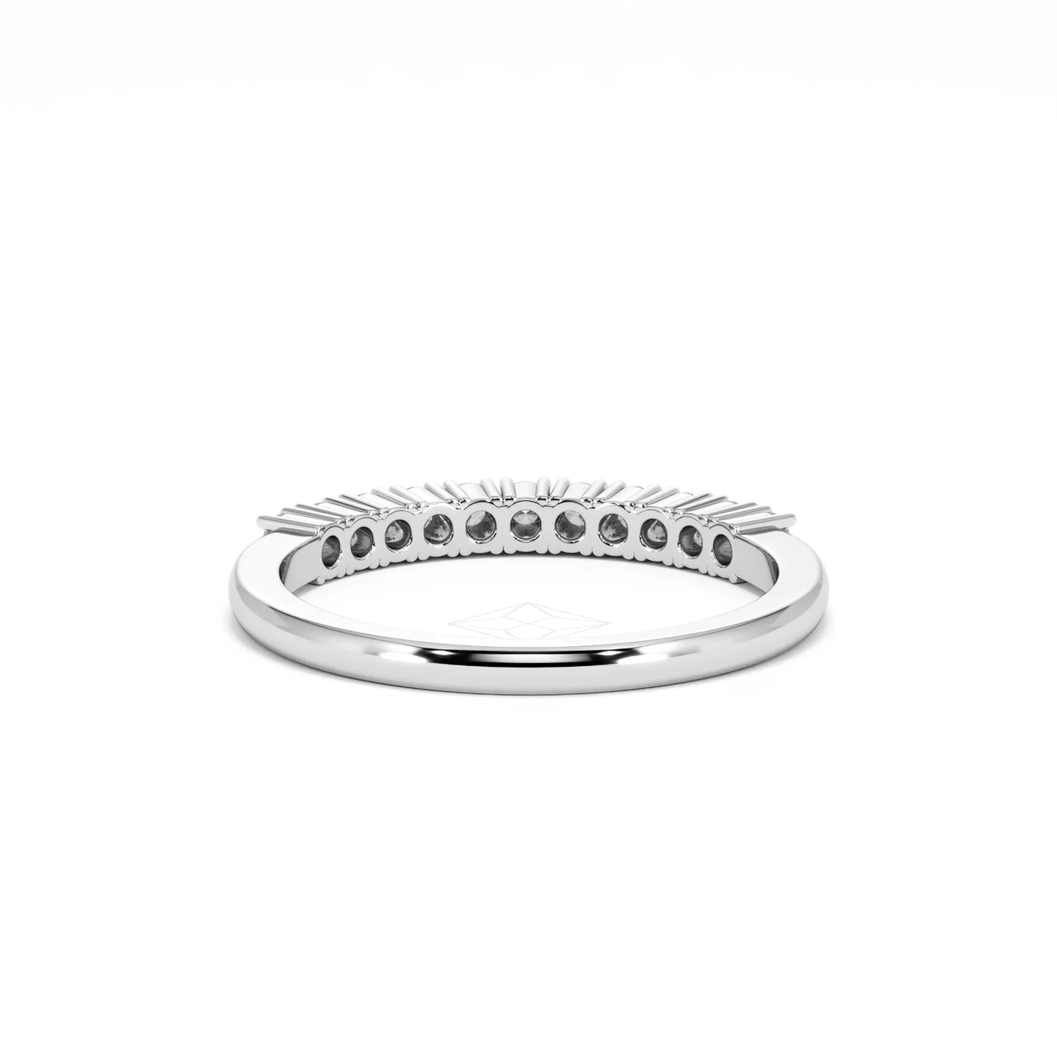 Half Eternity Ring 0.30CT Lab Diamond 9K White Gold - Image 50