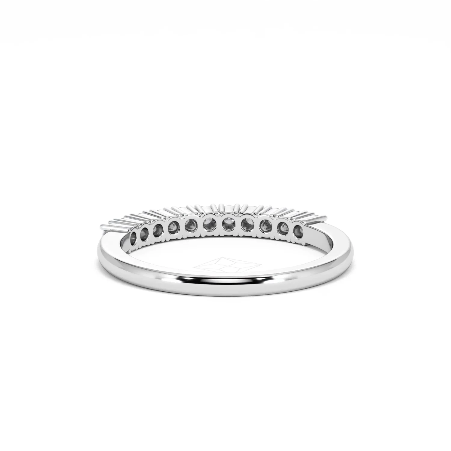 Half Eternity Ring 0.30CT Lab Diamond 9K White Gold - Image 52
