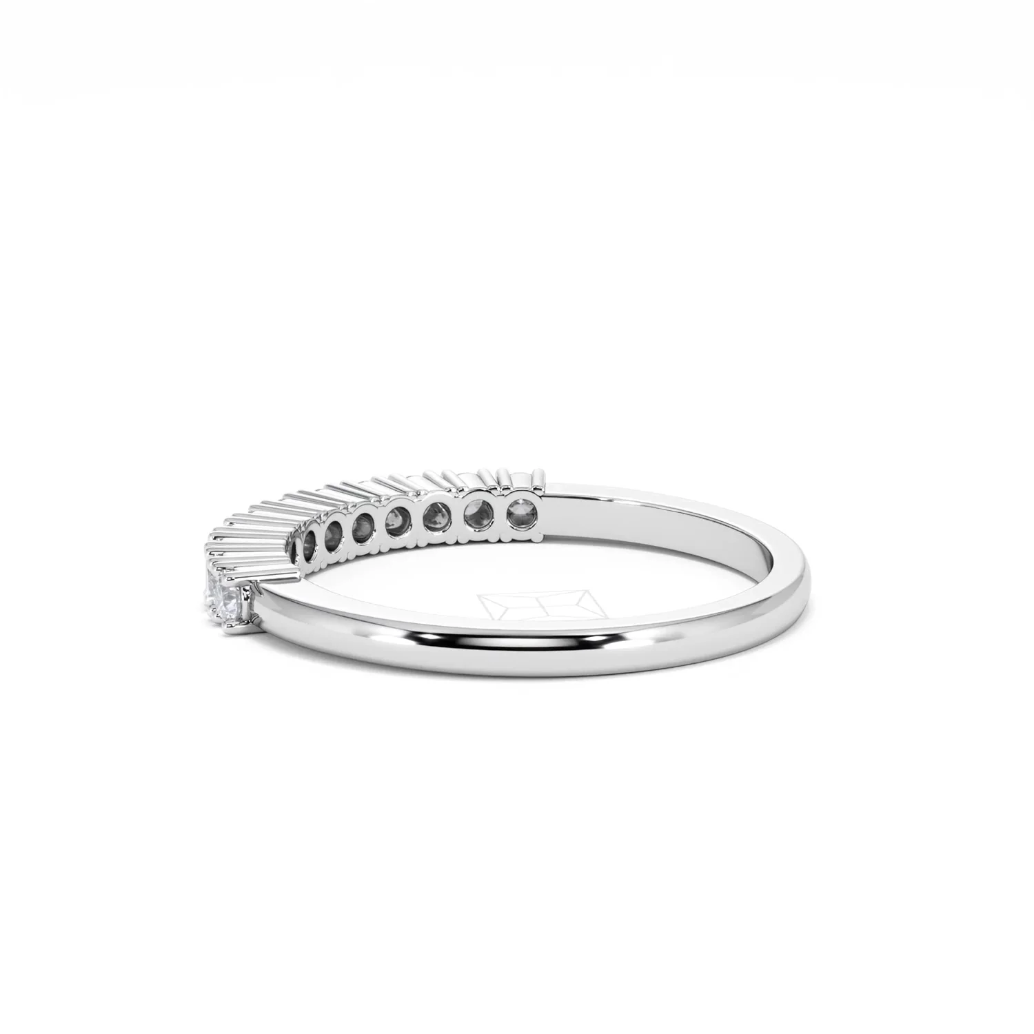Half Eternity Ring 0.30CT Lab Diamond 9K White Gold - Image 62