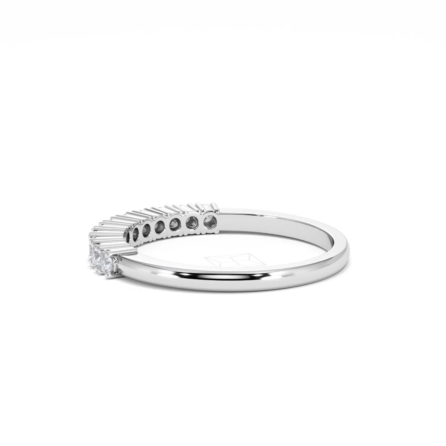 Half Eternity Ring 0.30CT Lab Diamond 9K White Gold - Image 64