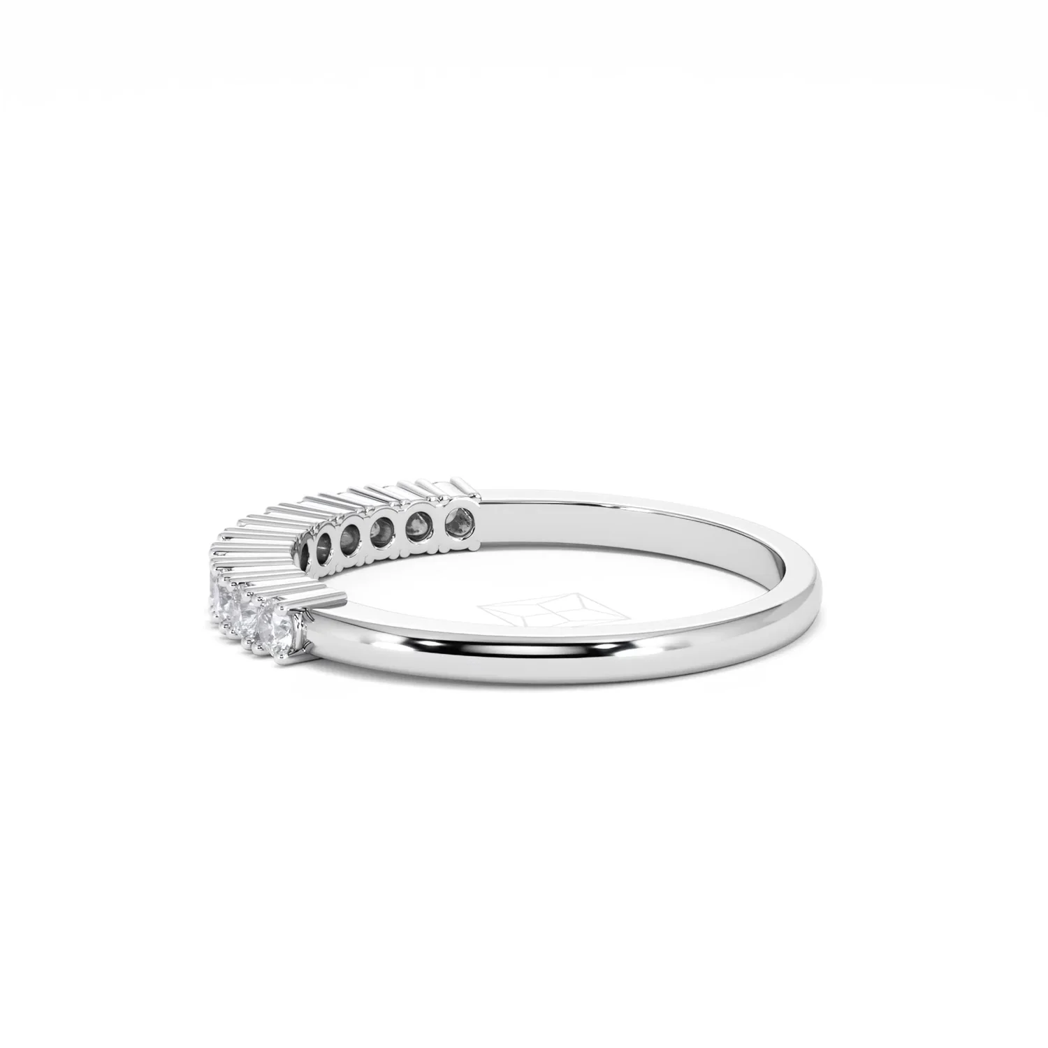 Half Eternity Ring 0.30CT Lab Diamond 9K White Gold - Image 66