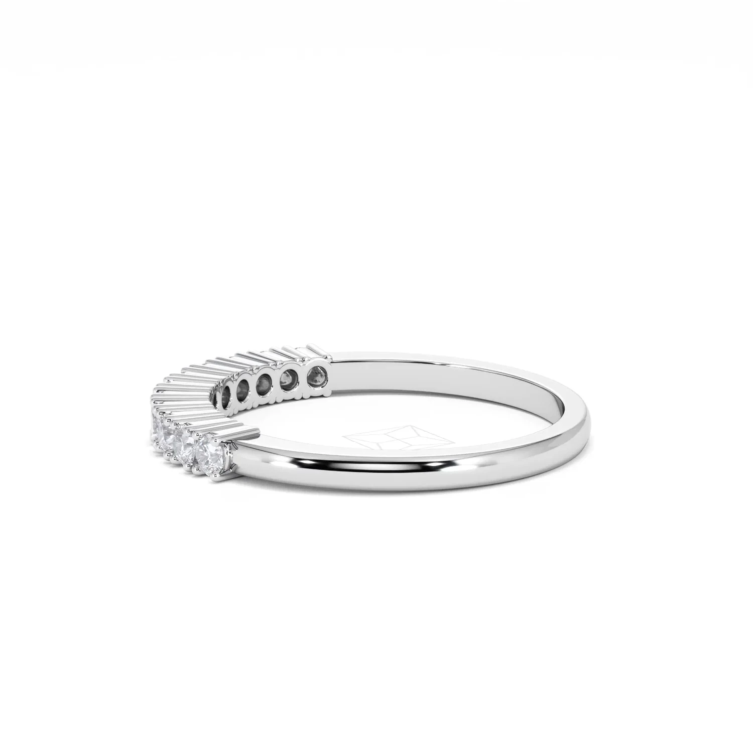 Half Eternity Ring 0.30CT Lab Diamond 9K White Gold - Image 67
