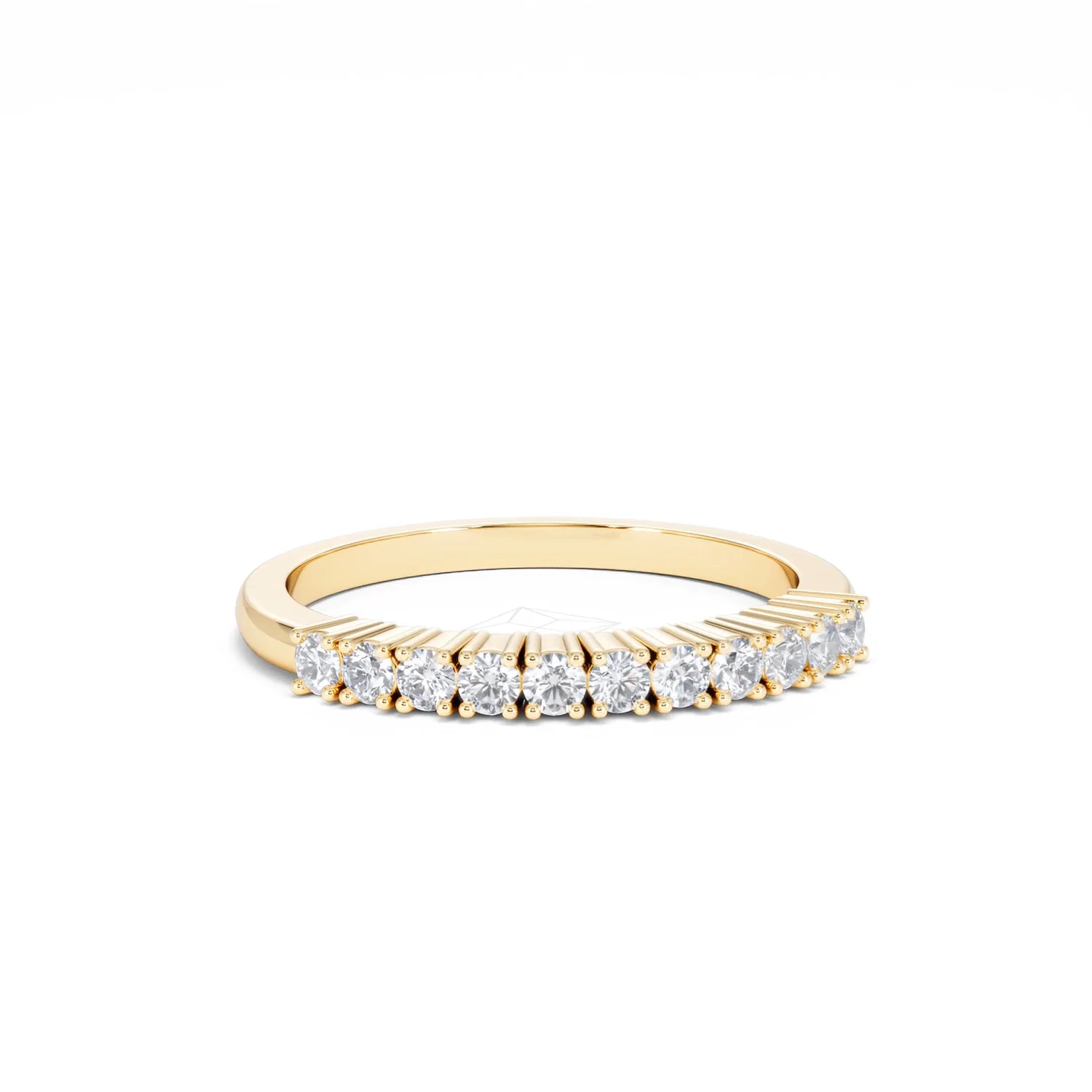 Half Eternity Ring 0.30CT Lab Diamond 9K Yellow Gold - Image 11