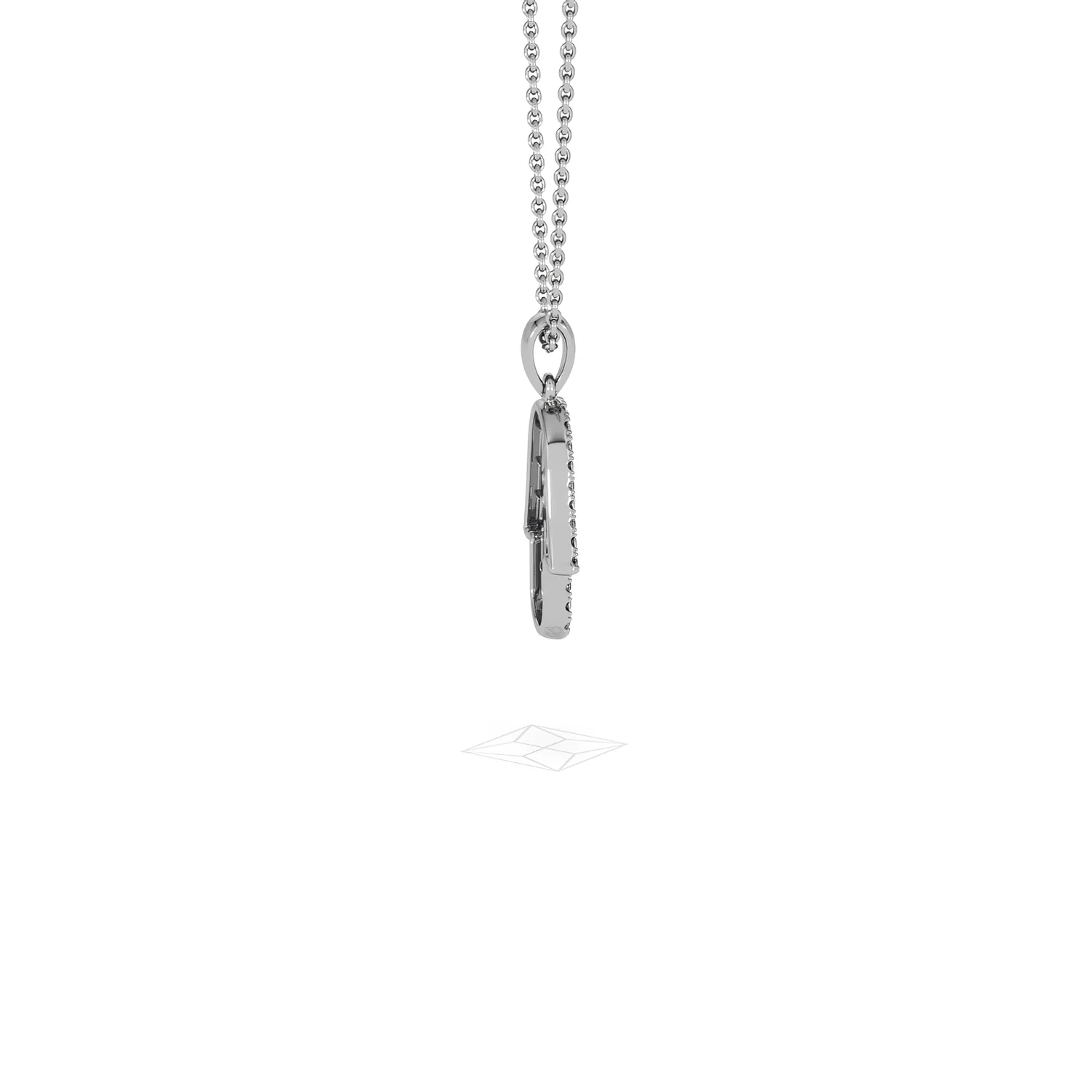 Hamsa Fortune 0.05ct Sapphire and 0.25ct Lab Grown Diamond Pendant Necklace in Sterling Silver - Image 31