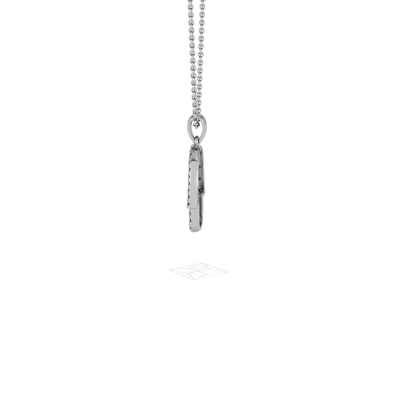 Hamsa Fortune 0.05ct Sapphire and 0.25ct Lab Grown Diamond Pendant Necklace in Sterling Silver - Image 67