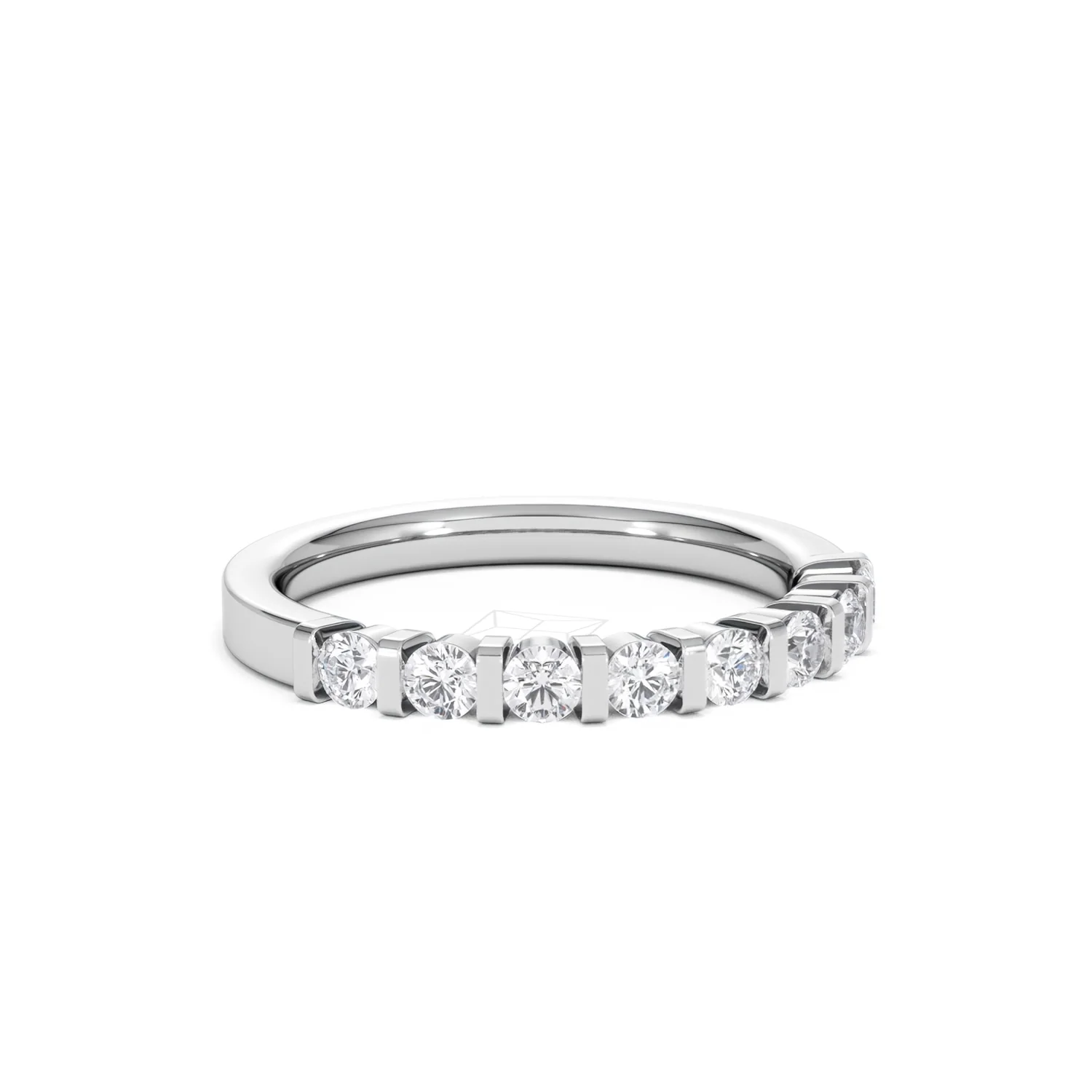 HANNAH 18K White Gold Diamond ETERNITY RING 0.50CT H/SI - Image 14