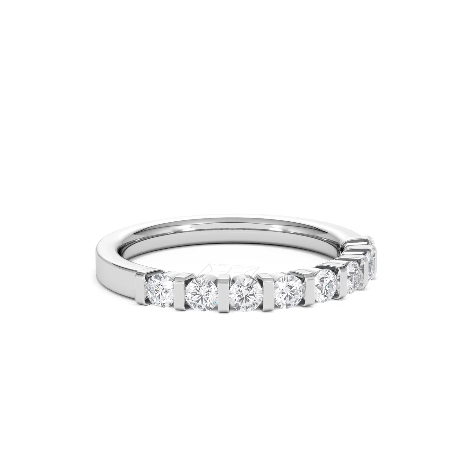 HANNAH 18K White Gold Diamond ETERNITY RING 0.50CT H/SI - Image 15