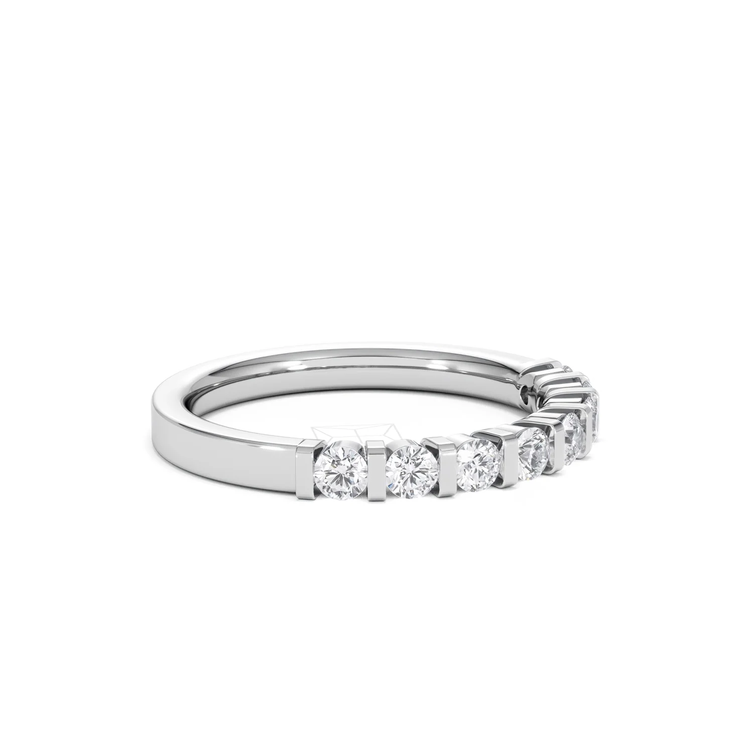 HANNAH 18K White Gold Diamond ETERNITY RING 0.50CT H/SI - Image 20