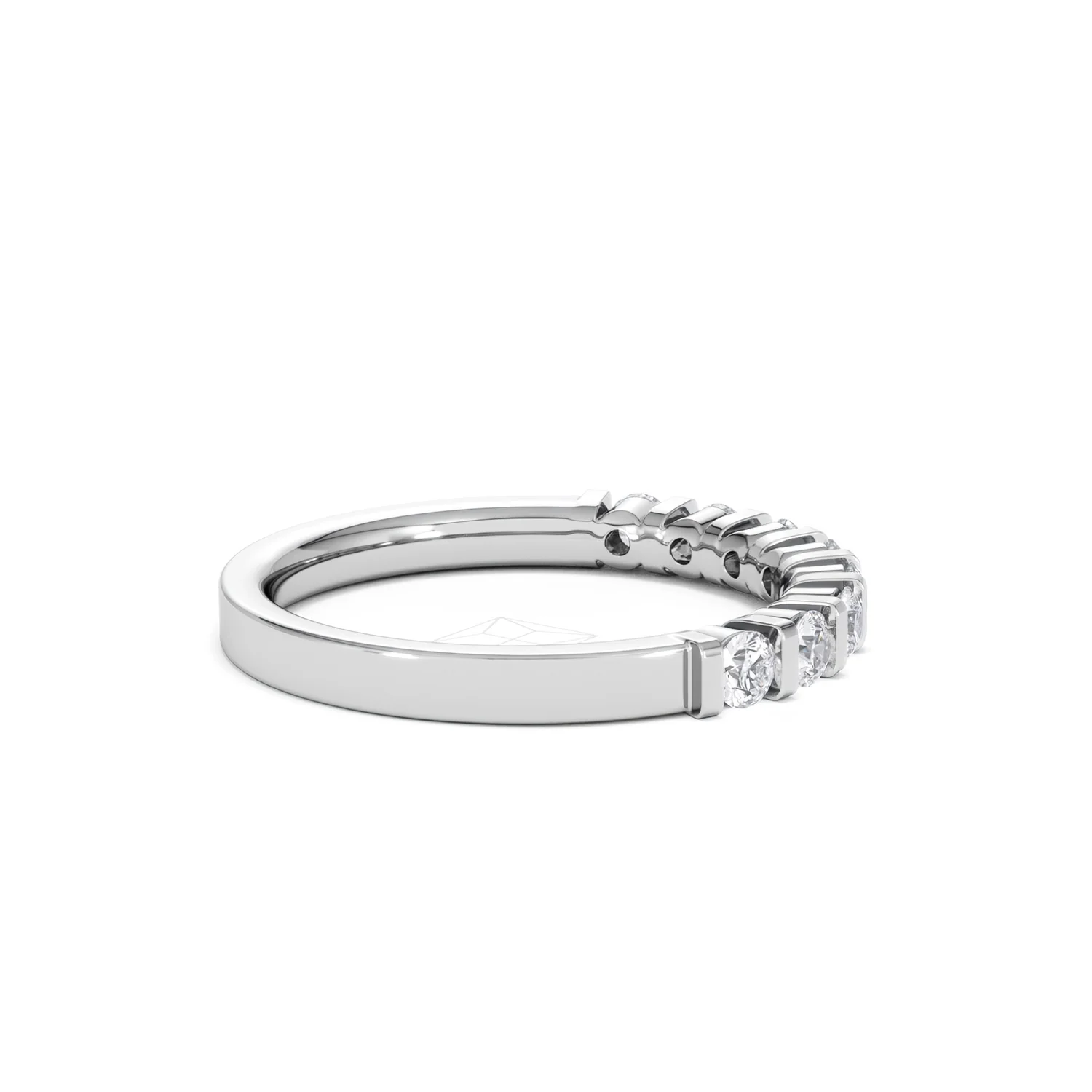 HANNAH 18K White Gold Diamond ETERNITY RING 0.50CT H/SI - Image 30