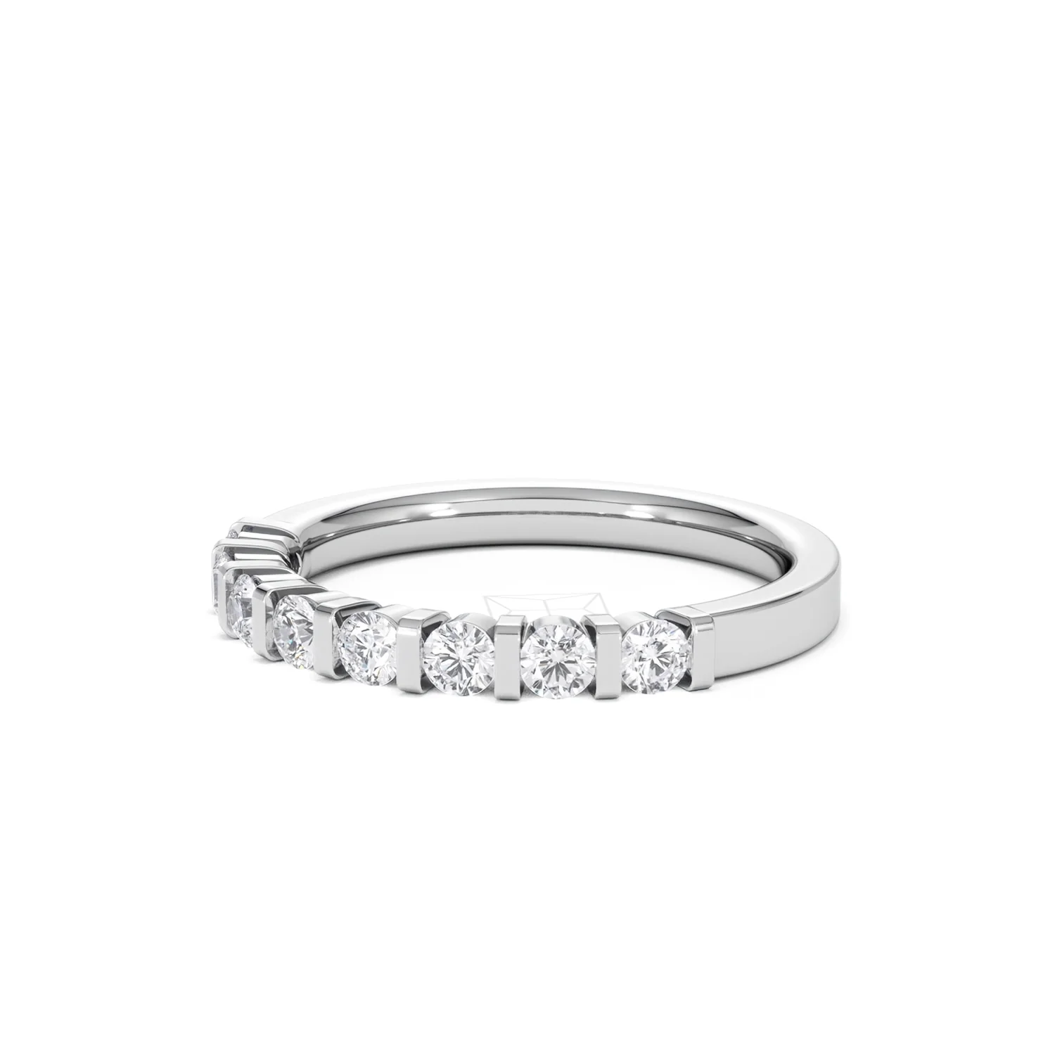 HANNAH 18K White Gold Diamond ETERNITY RING 0.50CT H/SI - Image 79
