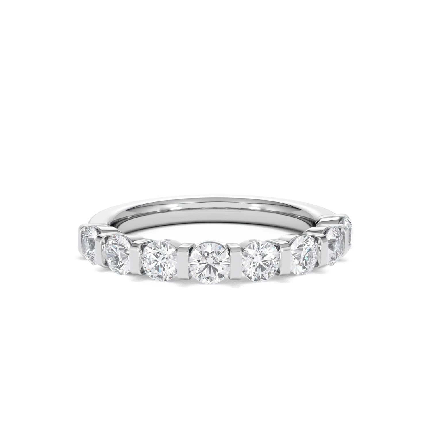 HANNAH 18K White Gold Diamond ETERNITY RING 1.00CT G/VS - Image 10
