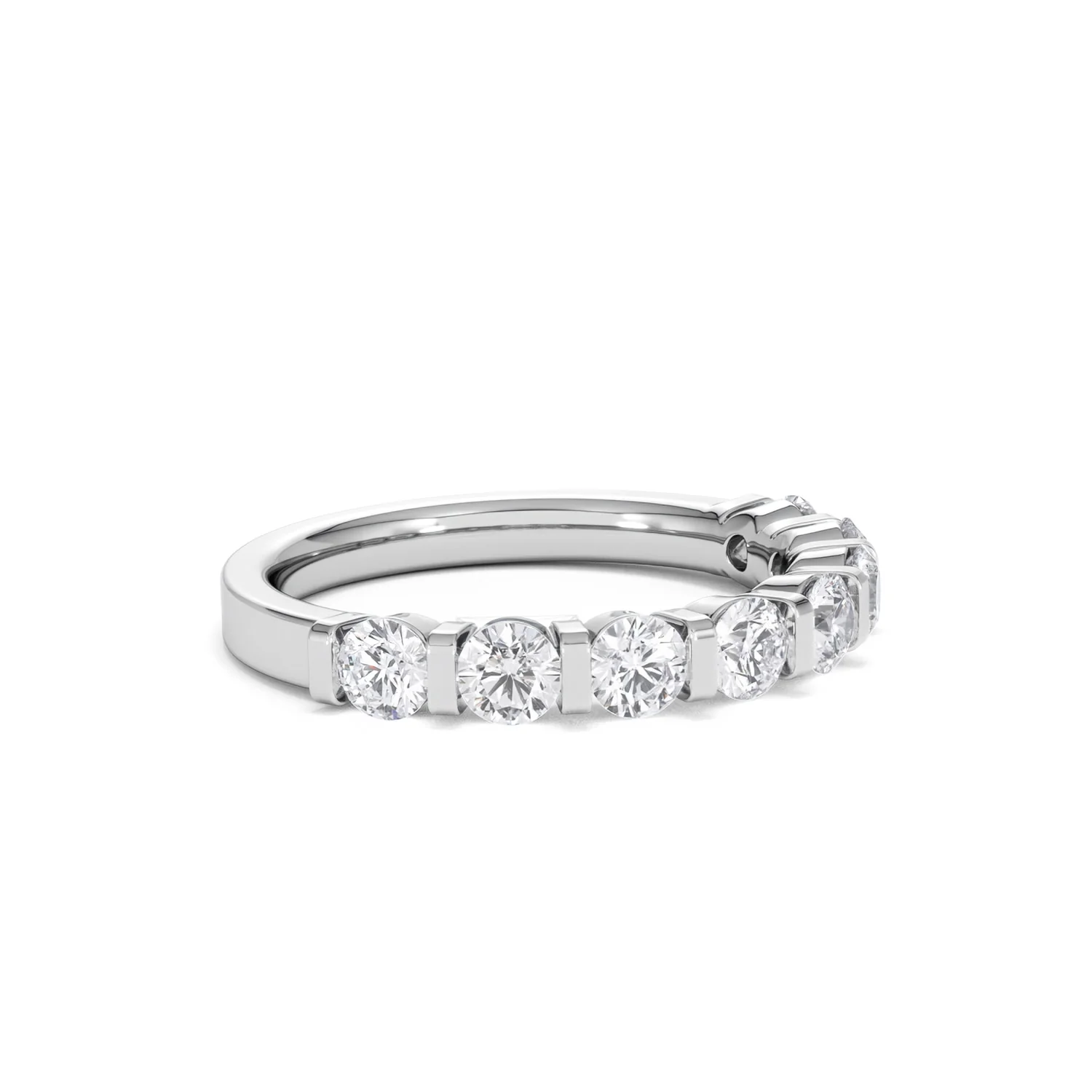 HANNAH 18K White Gold Diamond ETERNITY RING 1.00CT G/VS - Image 19