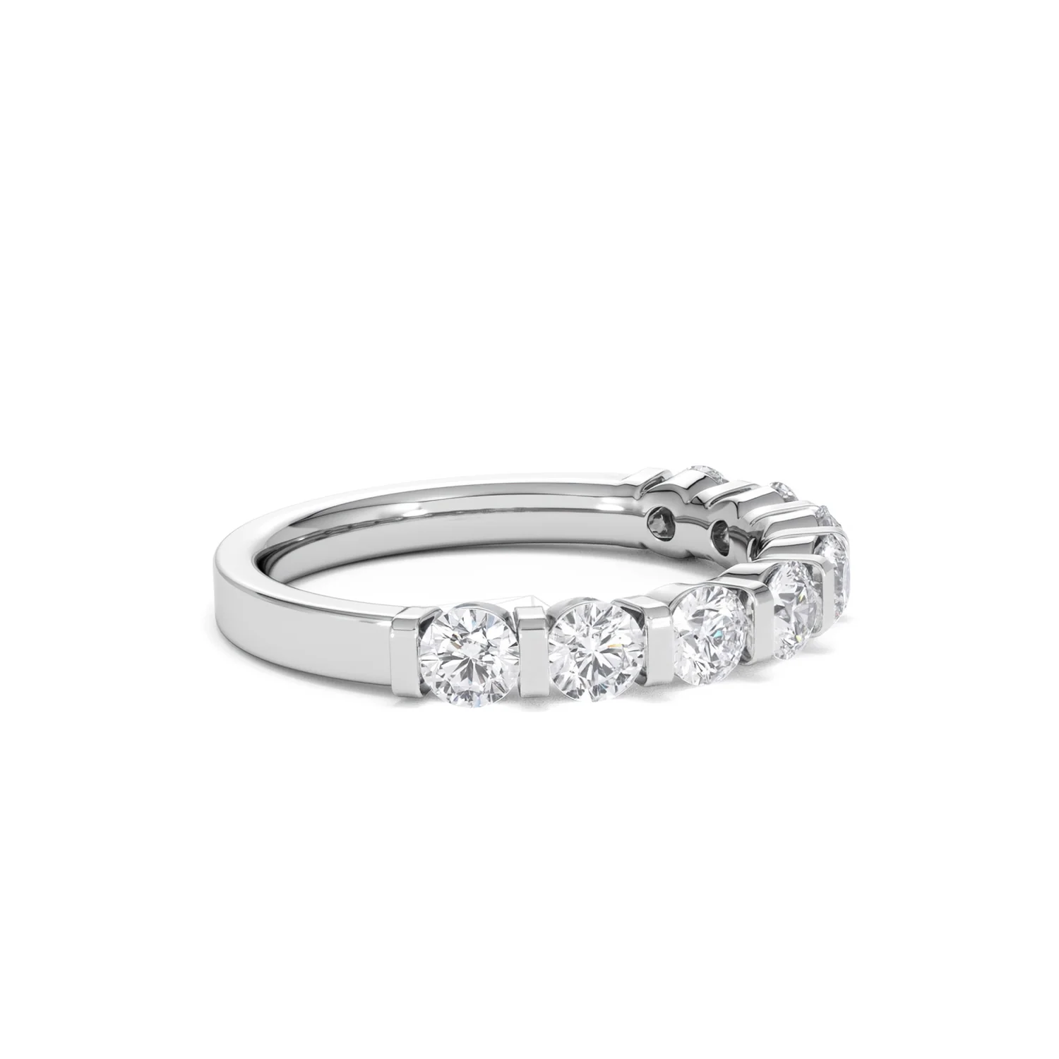 HANNAH 18K White Gold Diamond ETERNITY RING 1.00CT G/VS - Image 23