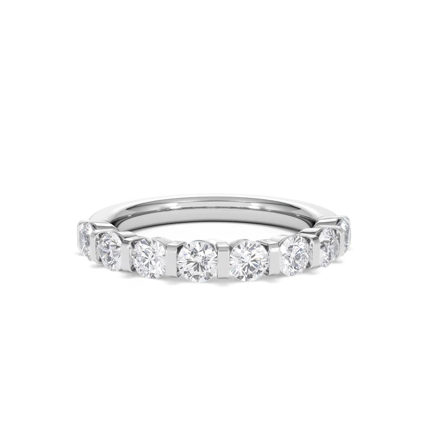 HANNAH 18K White Gold Diamond ETERNITY RING 1.00CT G/VS - Image 9