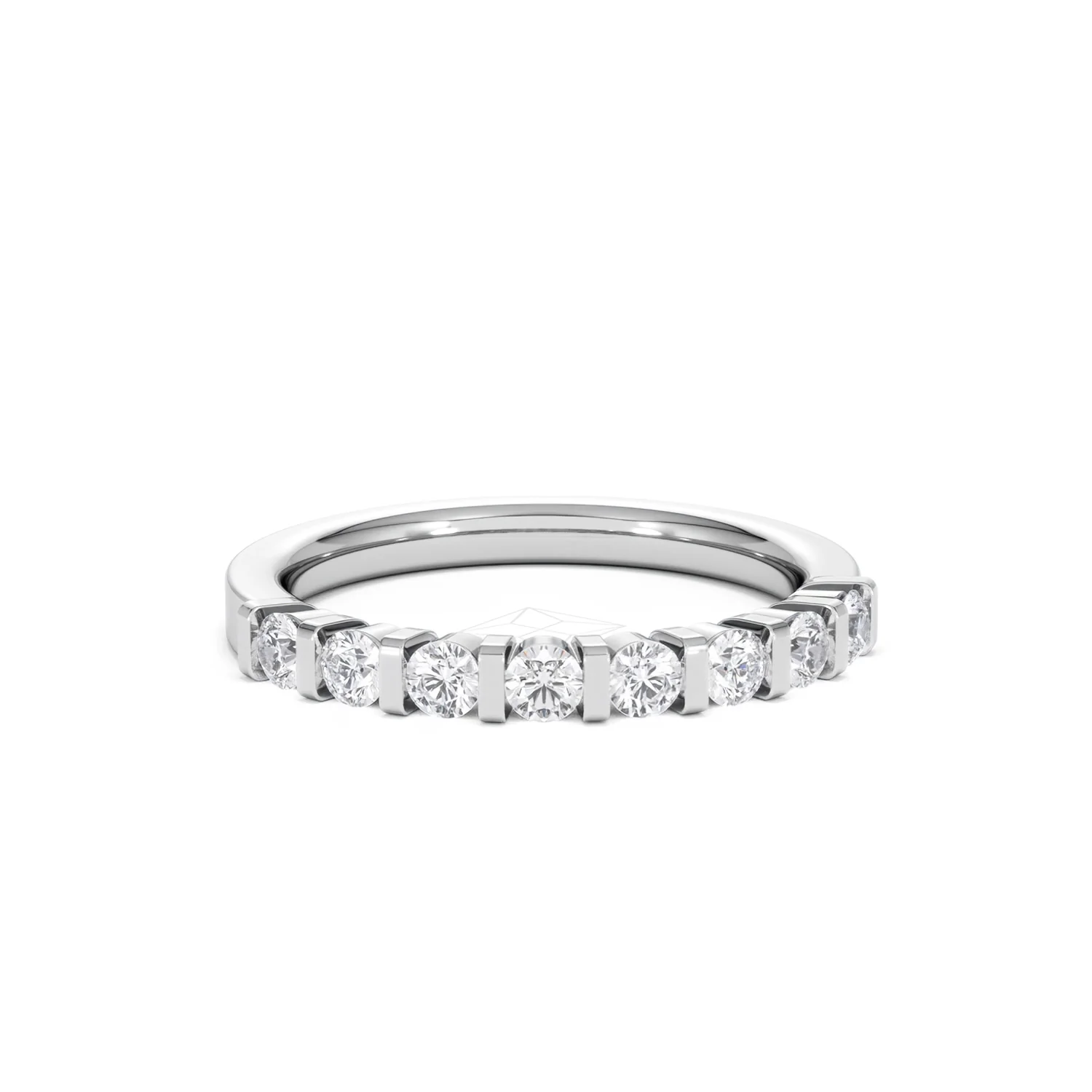 HANNAH PLATINUM Diamond ETERNITY RING 0.50CT H/SI - Image 10