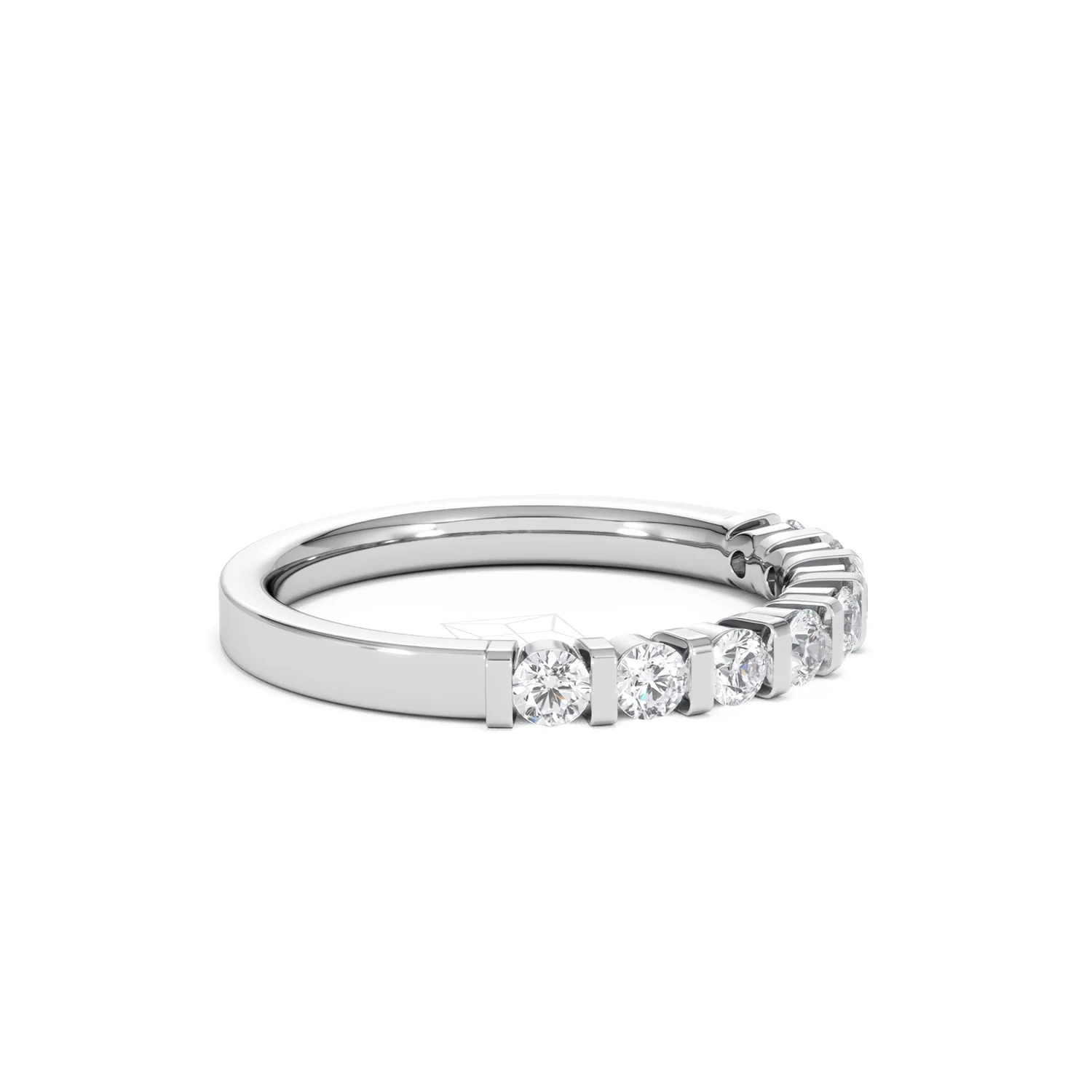 HANNAH PLATINUM Diamond ETERNITY RING 0.50CT H/SI - Image 22