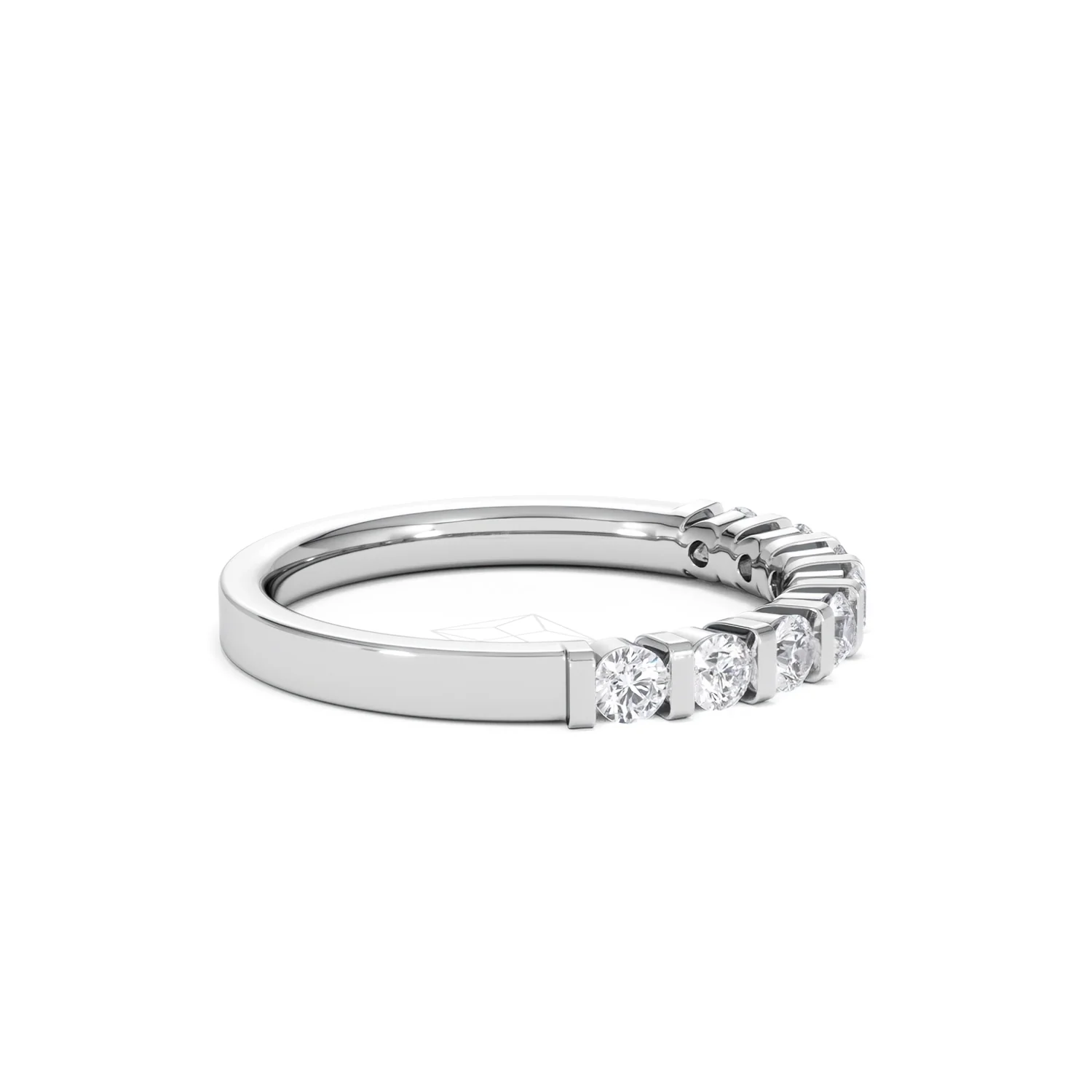 HANNAH PLATINUM Diamond ETERNITY RING 0.50CT H/SI - Image 25