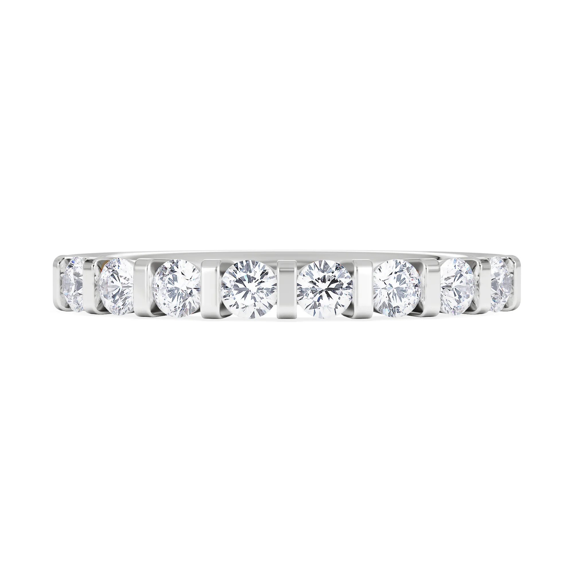 HANNAH PLATINUM Diamond ETERNITY RING 0.50CT H/SI - Image 6